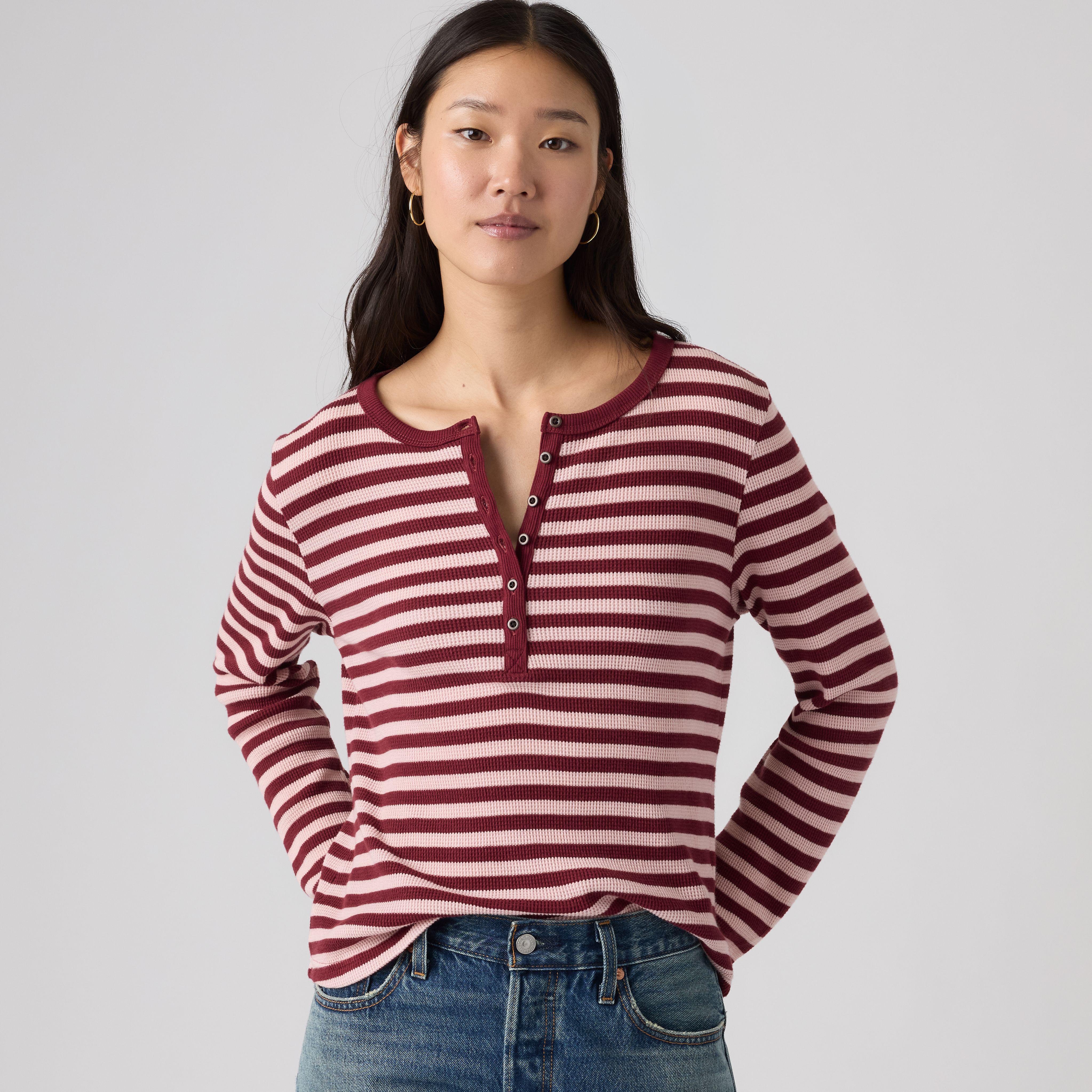 Rooney Waffle Henley 1