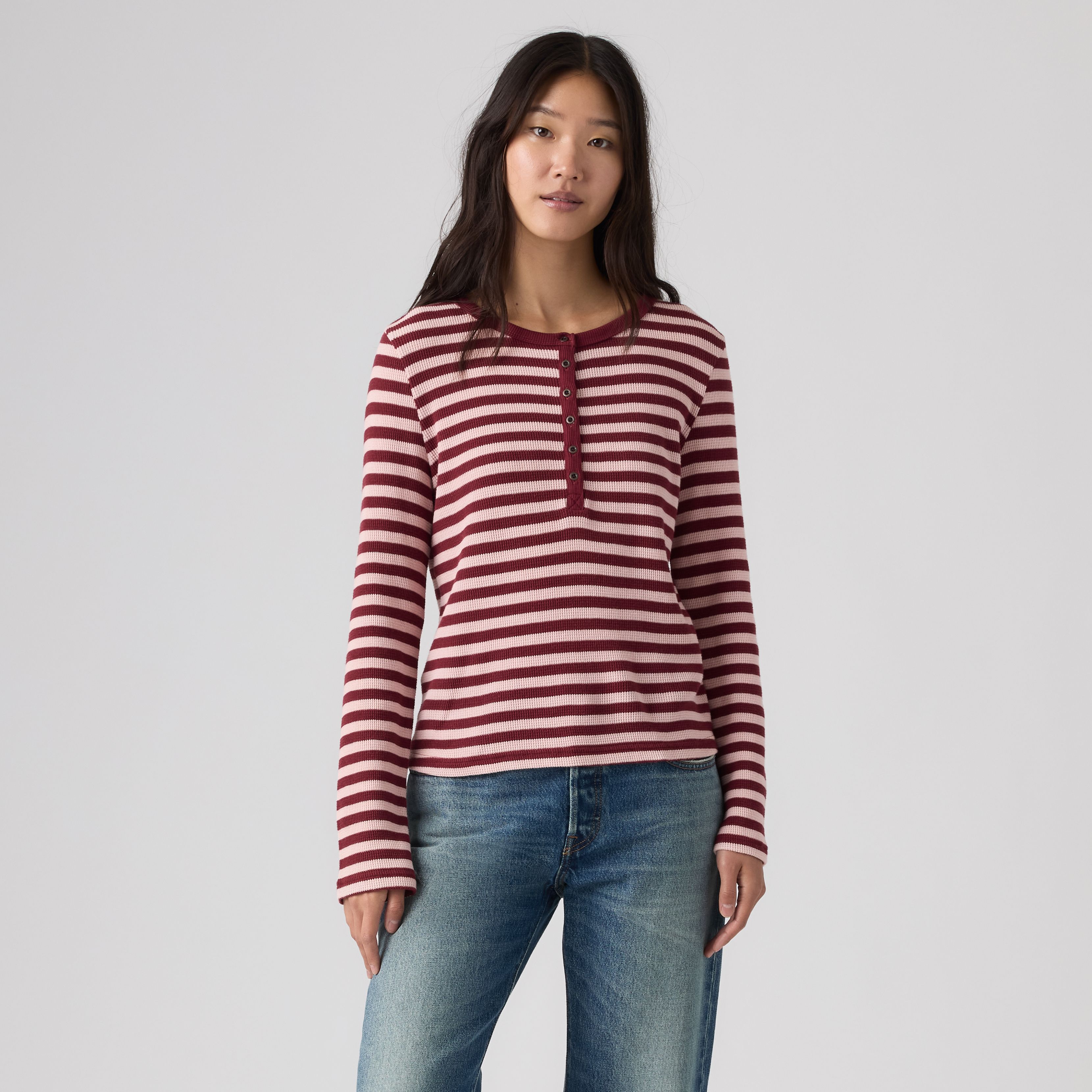 Rooney Waffle Henley 1