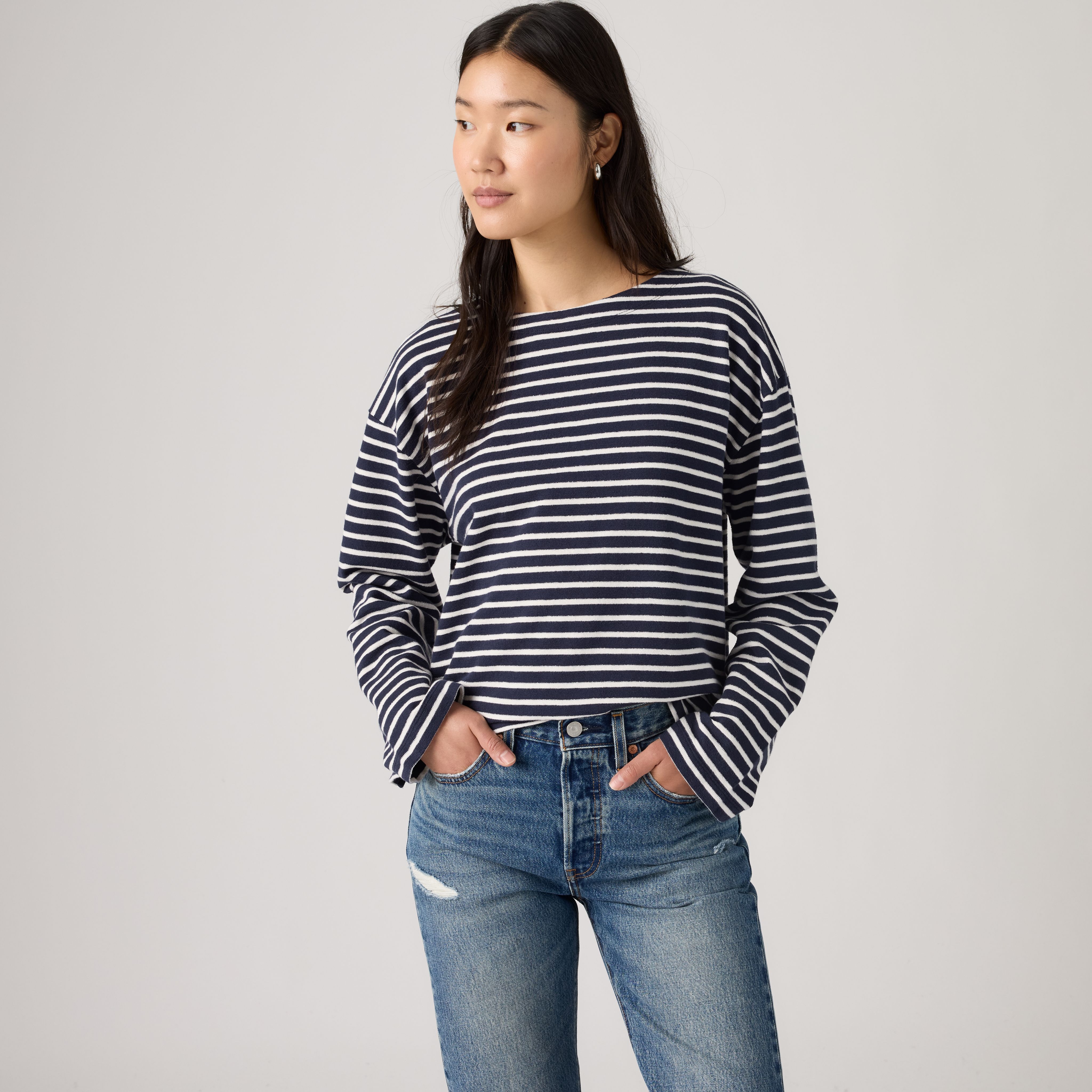 Levi's® Women's Esme Relaxed Long-Sleeve Top 1