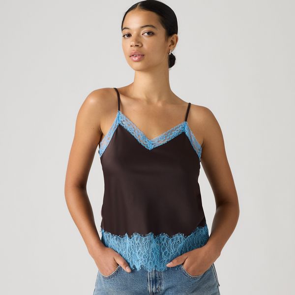 Lynn Lace Cami — Java - Brown