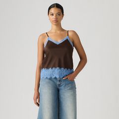 Lynn Lace Cami — Java - Brown 4