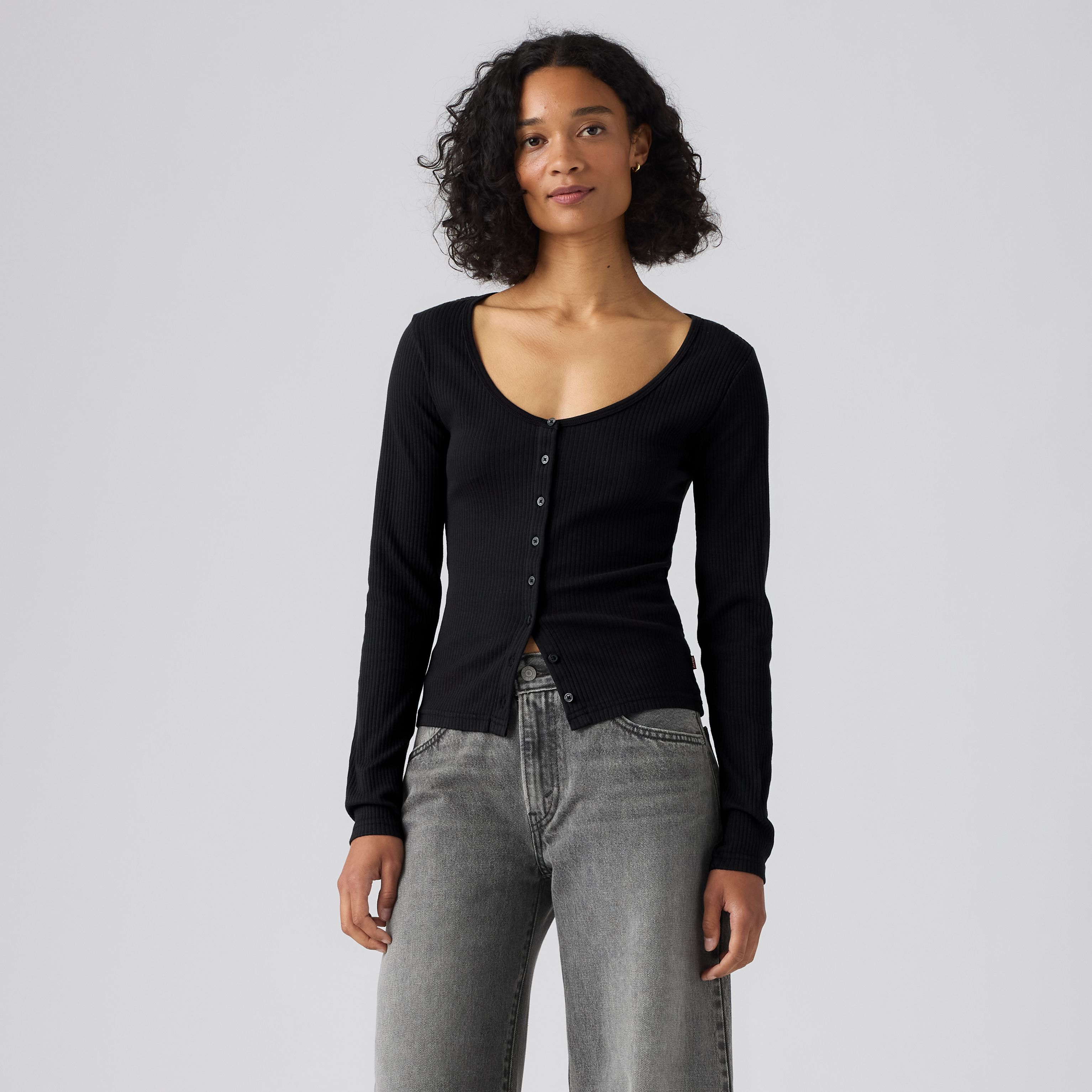Austen Button-Up Long-Sleeve Top 3