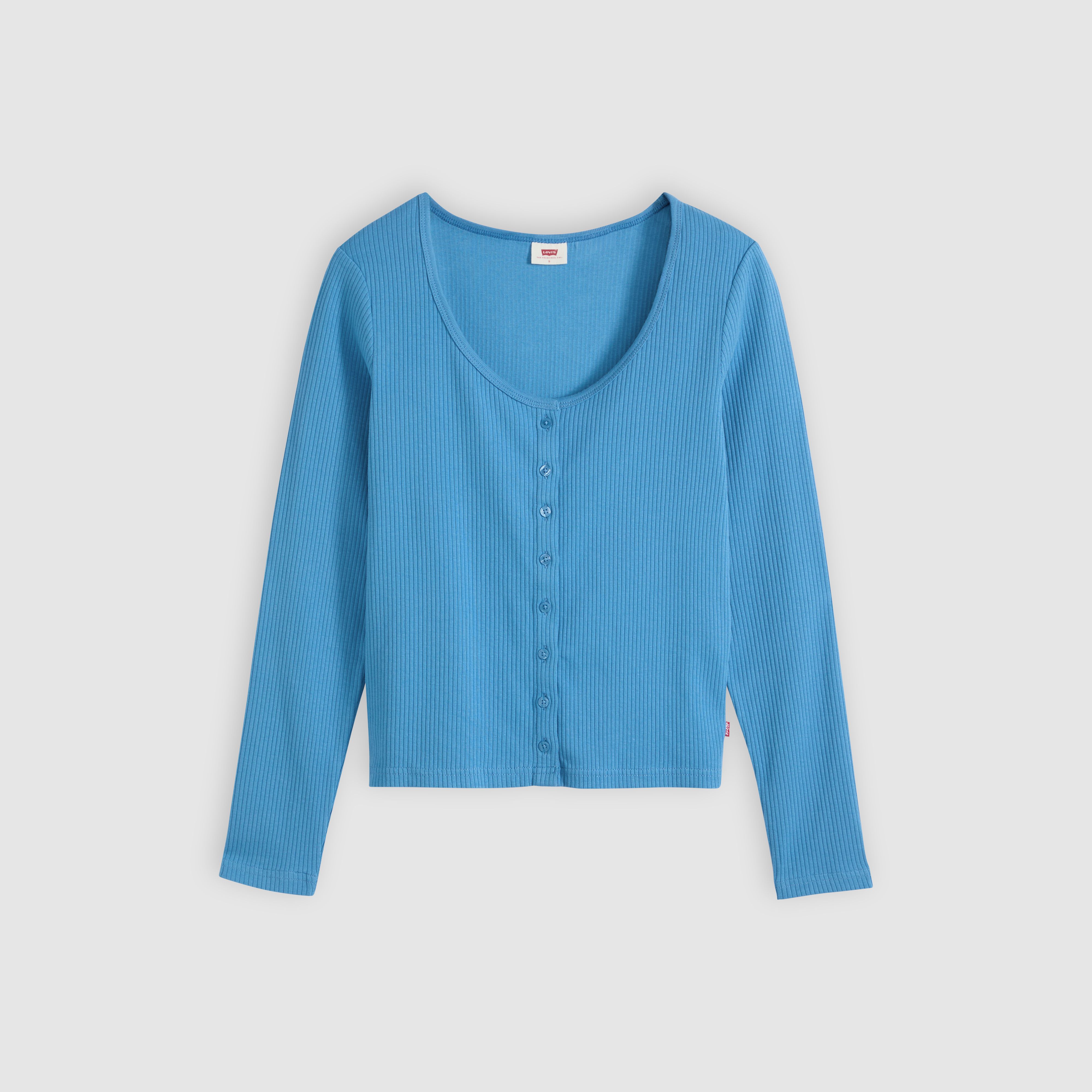 Austen Button-Up Long-Sleeve Top 5
