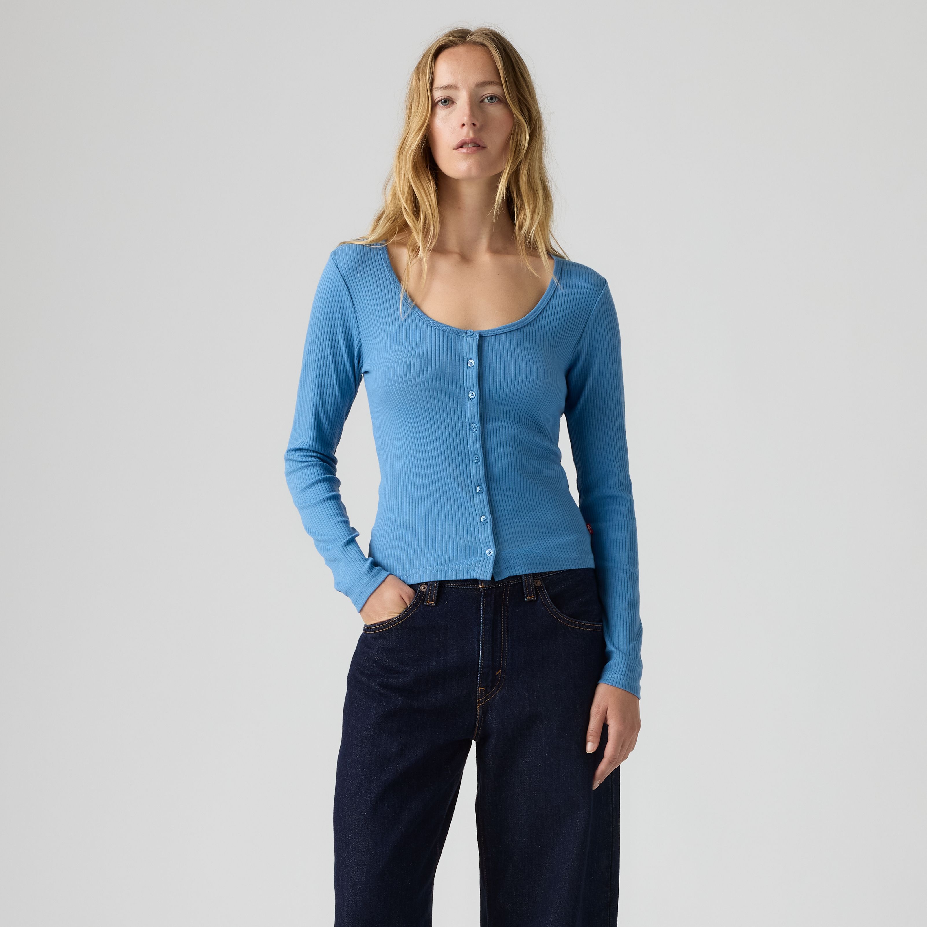 Austen Button-Up Long-Sleeve Top 3