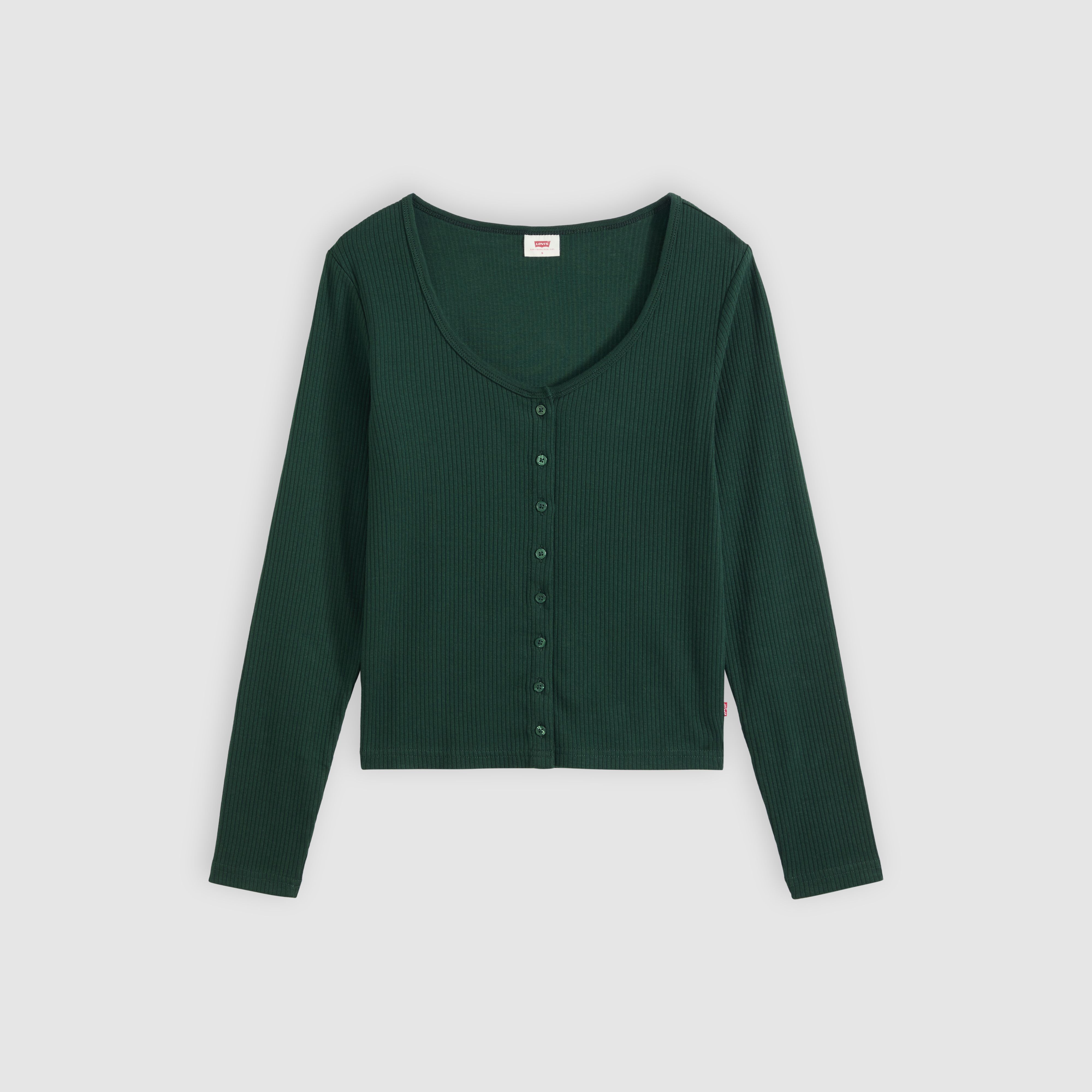 Austen Button-Up Long-Sleeve Top 5