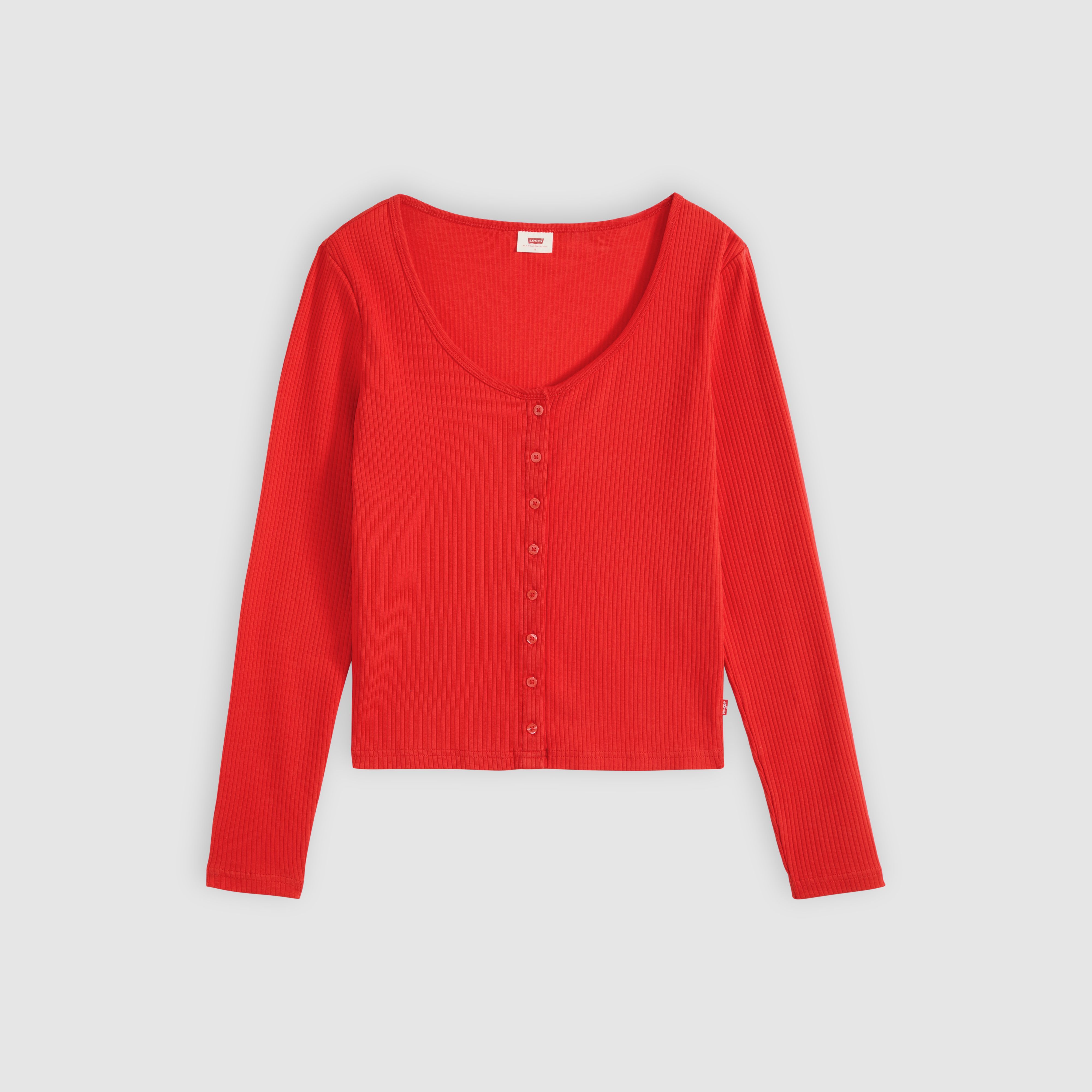 Austen Button-Up Long-Sleeve Top 5