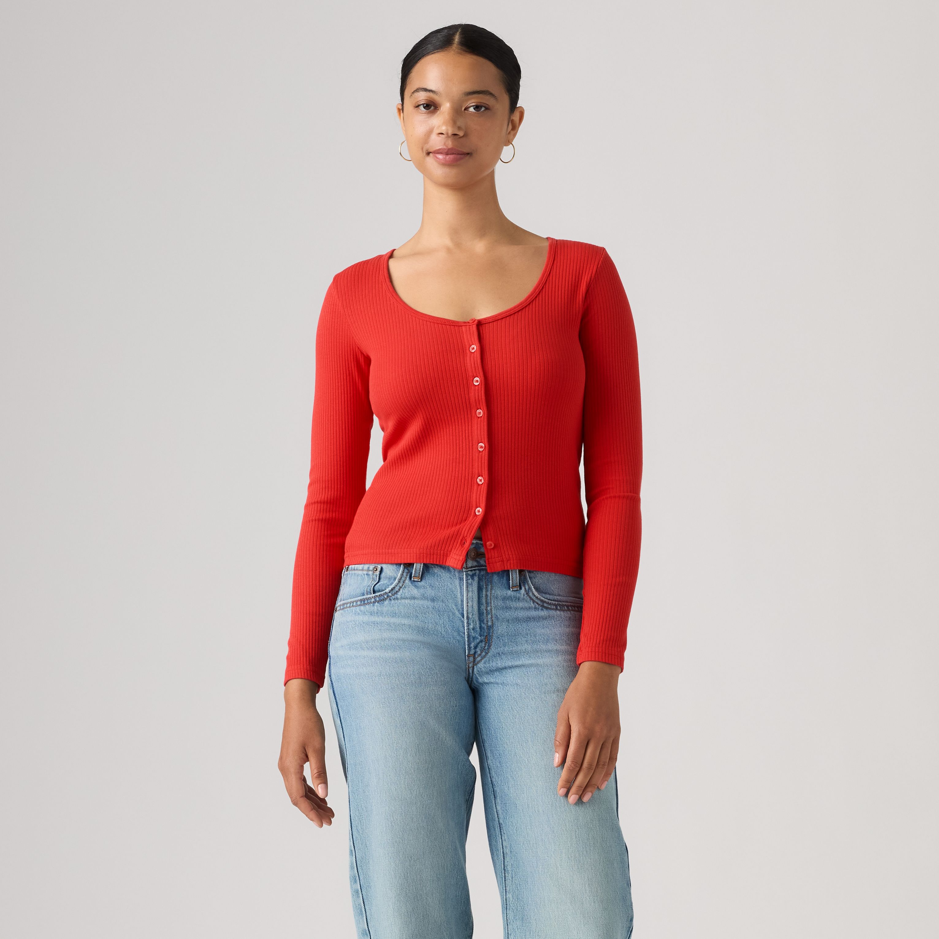 Austen Button-Up Long-Sleeve Top 3