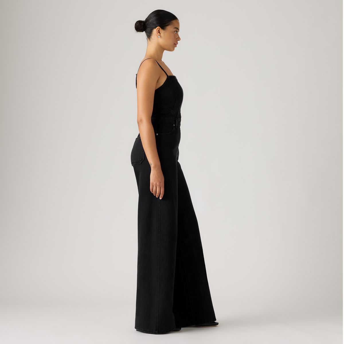Seamed Jumpsuit — Oversaturated - Medium Wash