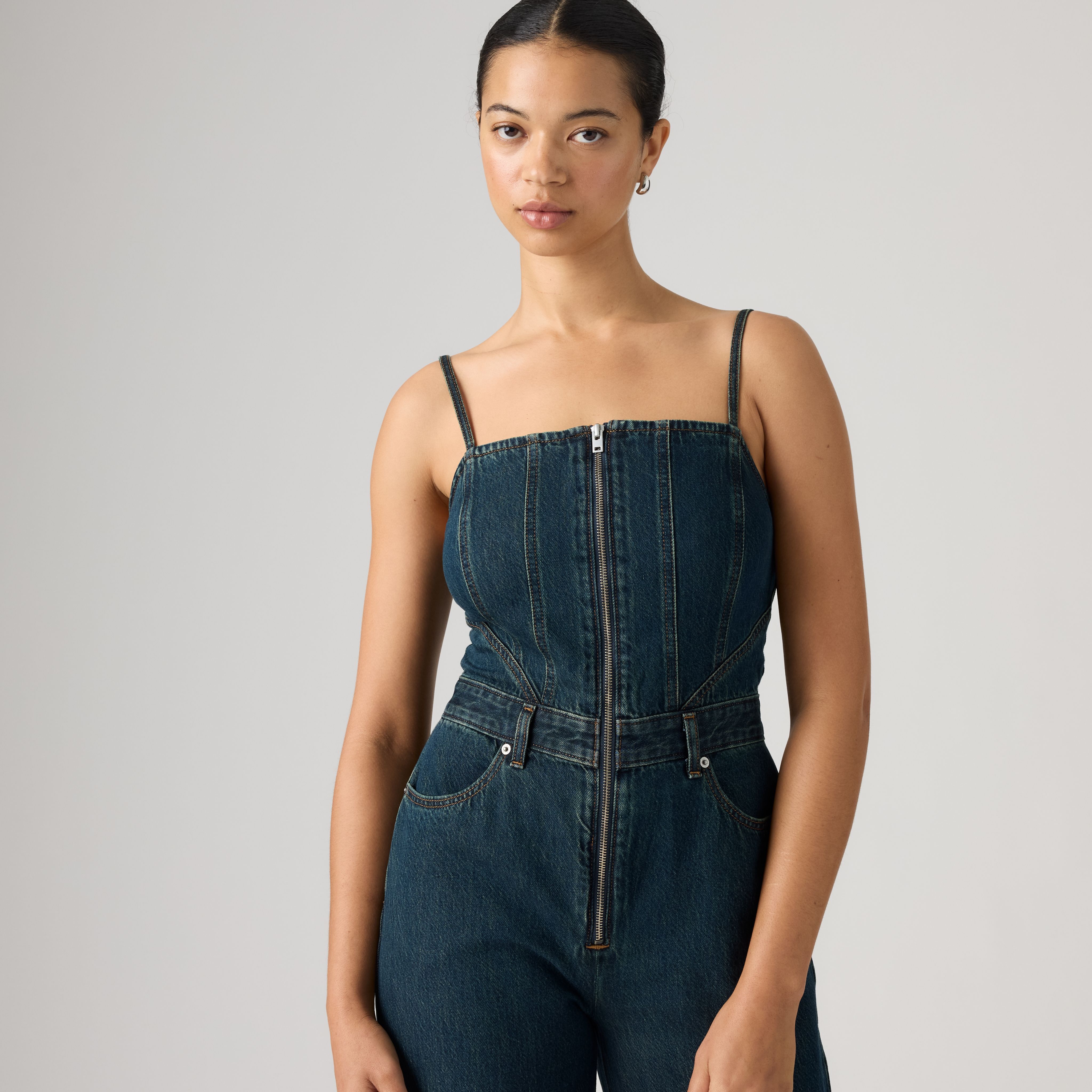 Lightweight Seamed Jumpsuit 2