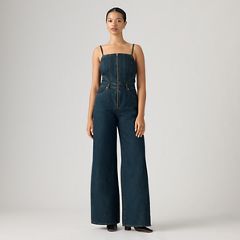 Seamed Jumpsuit — Cash Out Stone - Medium Wash 5
