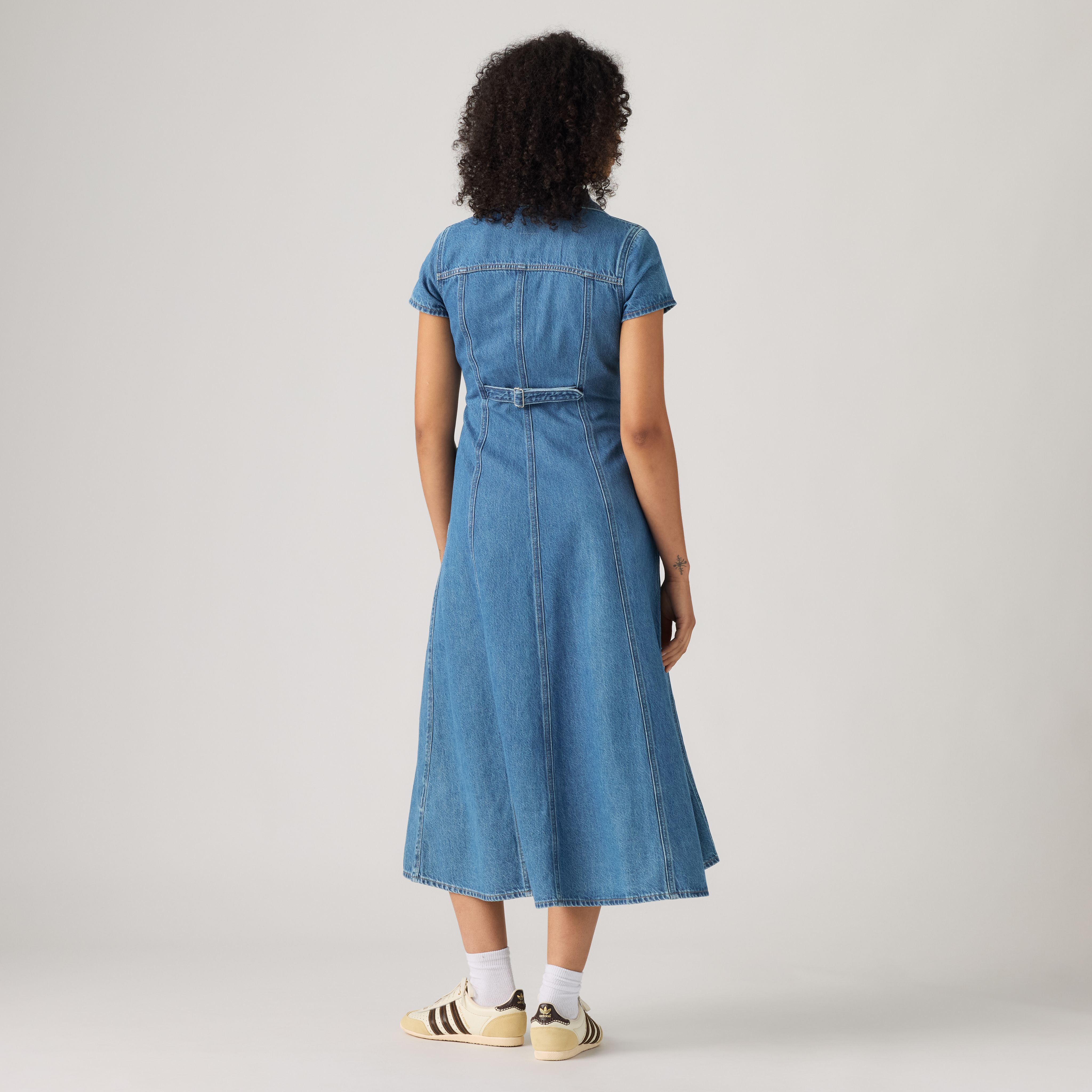 Short-Sleeve Flare Western Lightweight  Dress 3