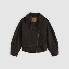 80's Bomber Trucker Jacket — Over A Cup Trucker - Brown 6