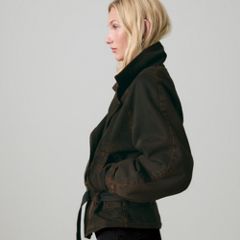 80's Bomber Trucker Jacket — Over A Cup Trucker - Brown 1