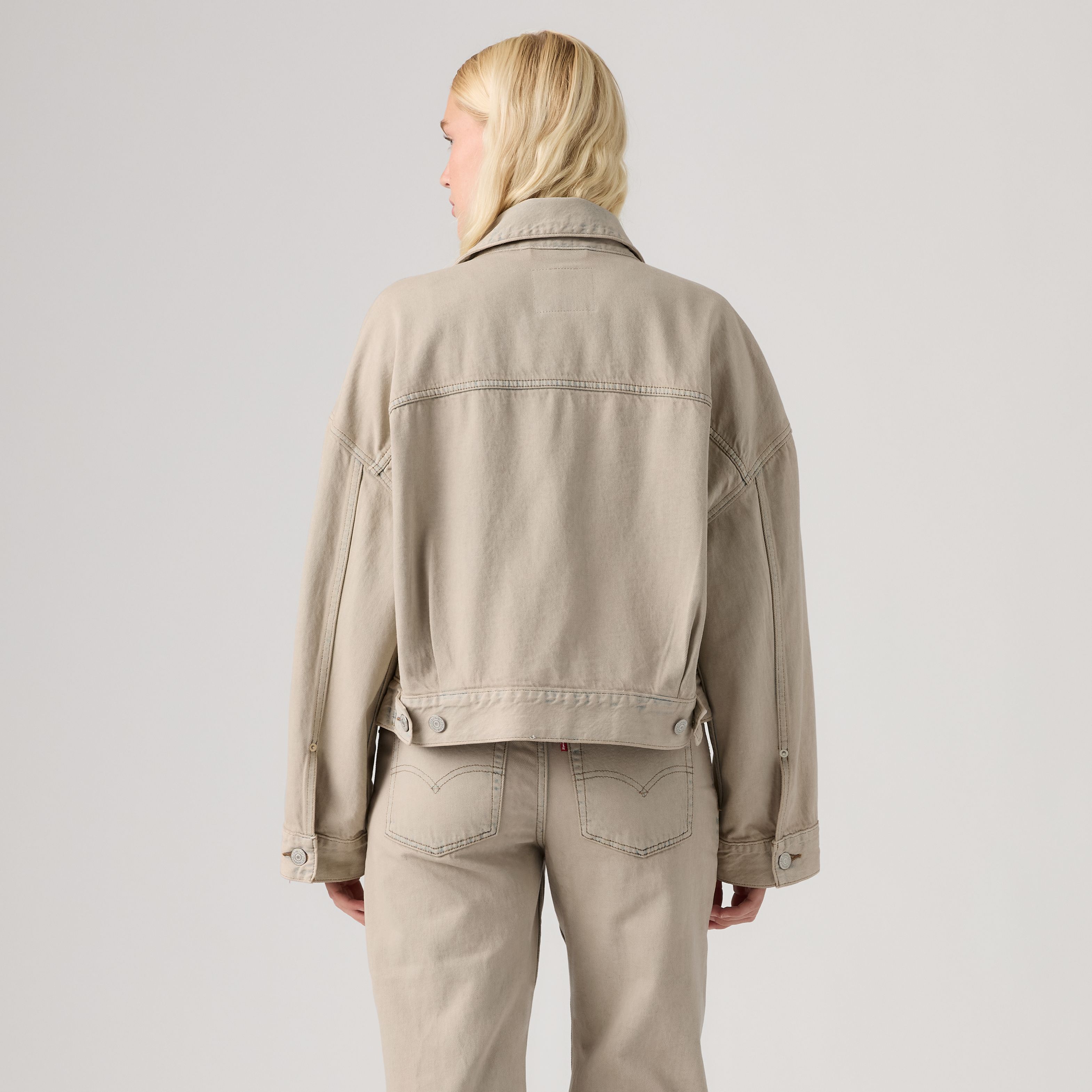 Loose Cropped Trucker Jacket 4