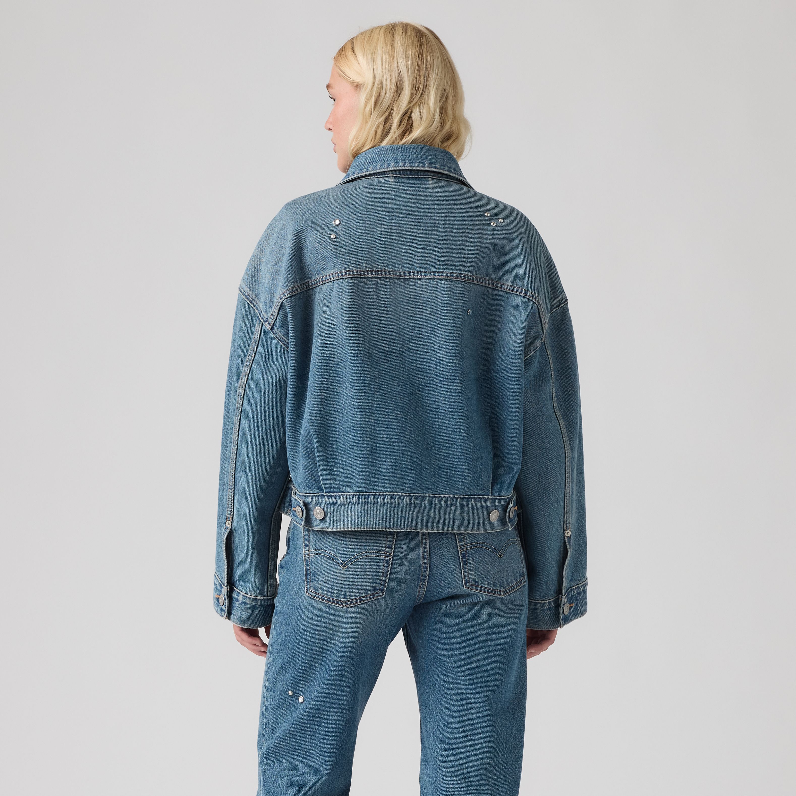 Loose Crop Trucker Jacket 4