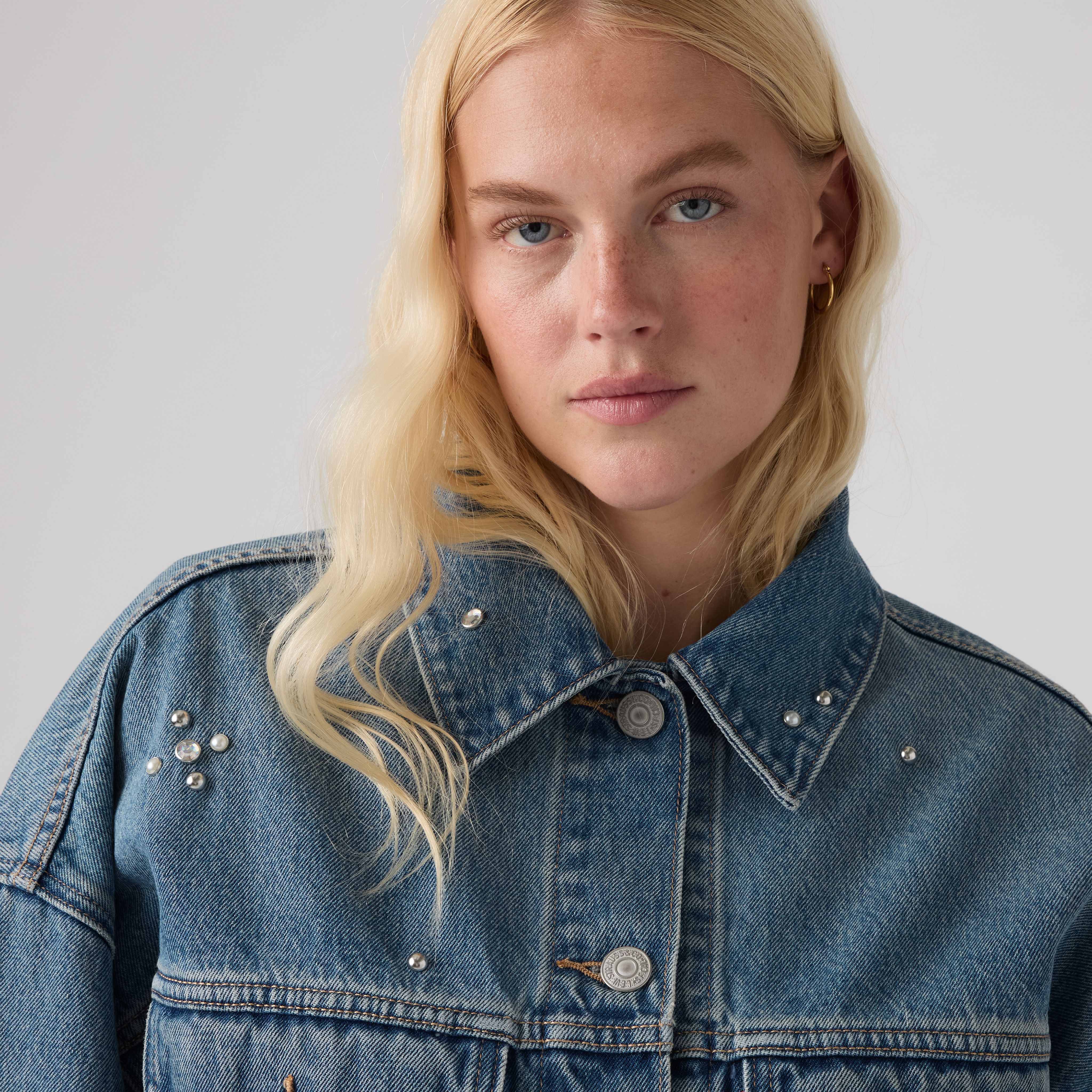 Loose Crop Trucker Jacket 2