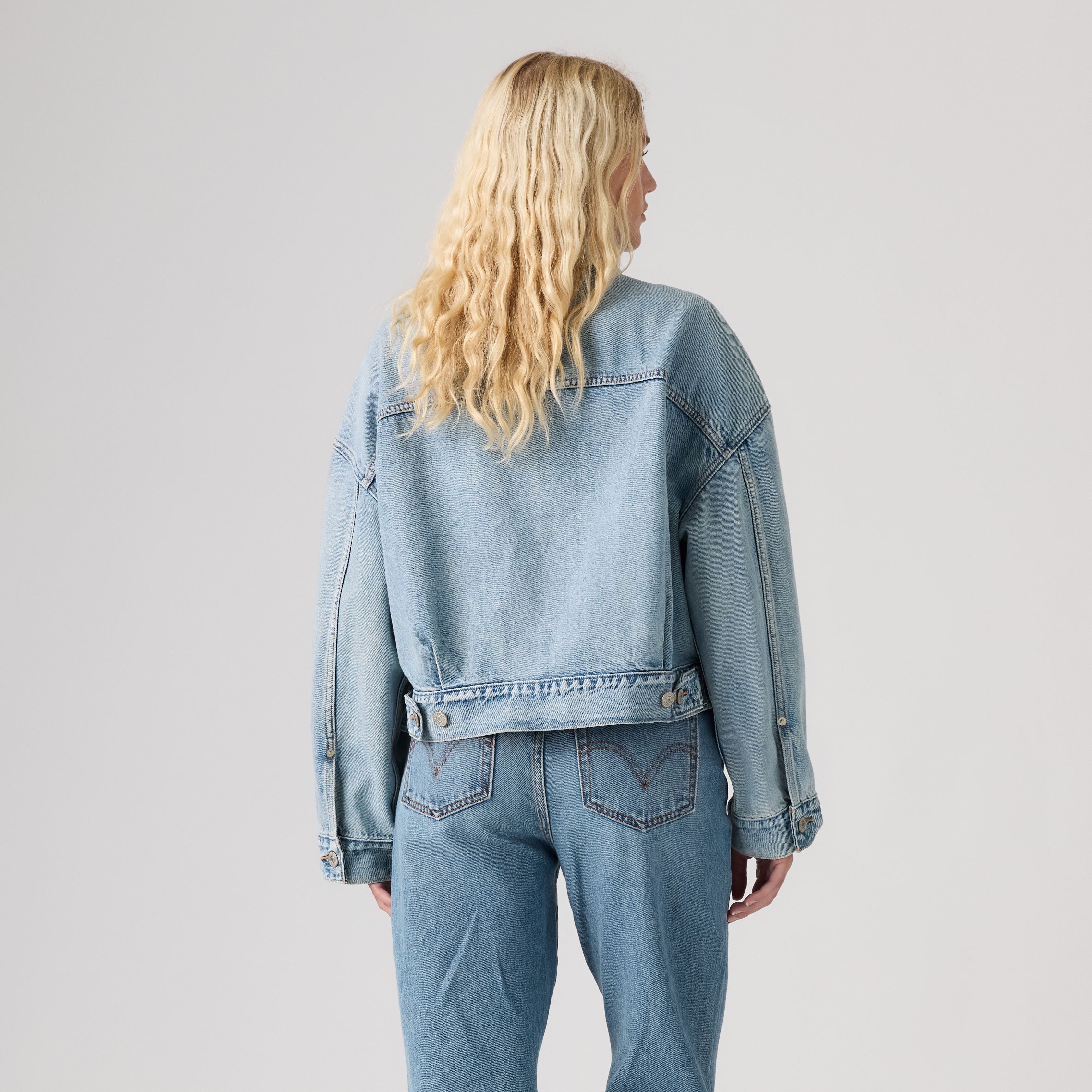 Loose Crop Trucker Jacket 4