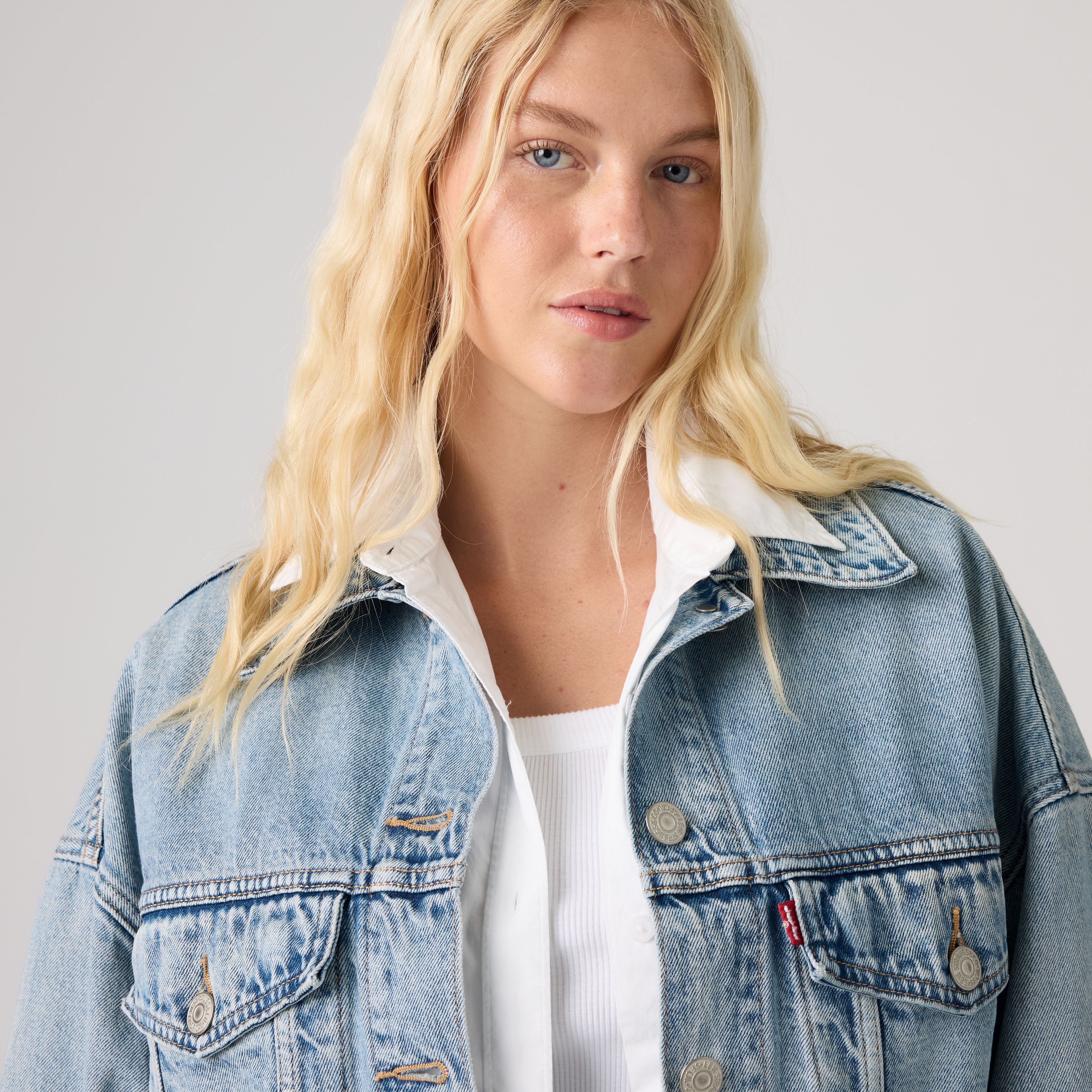 Loose Crop Trucker Jacket 2
