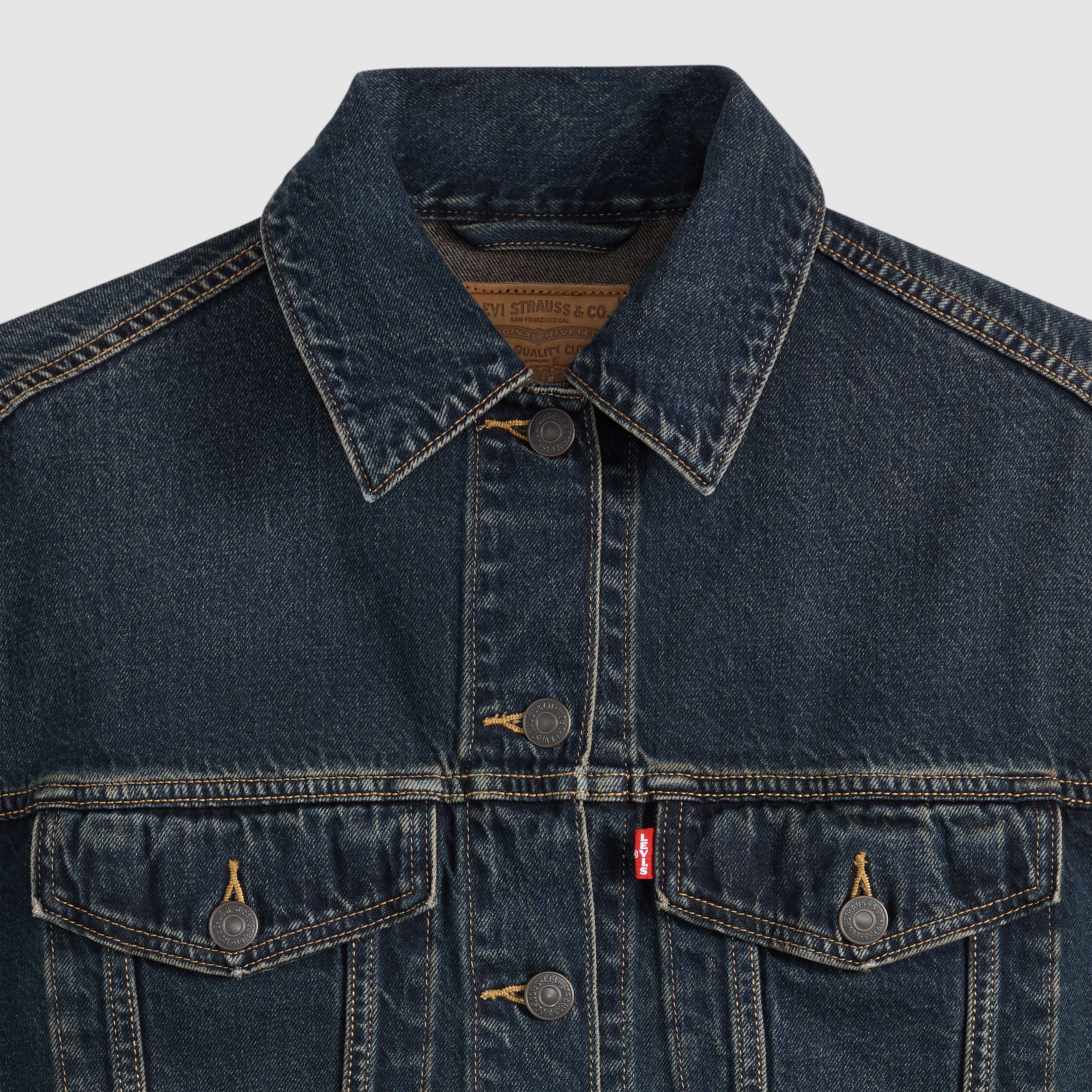 Loose Cropped Trucker Jacket 6