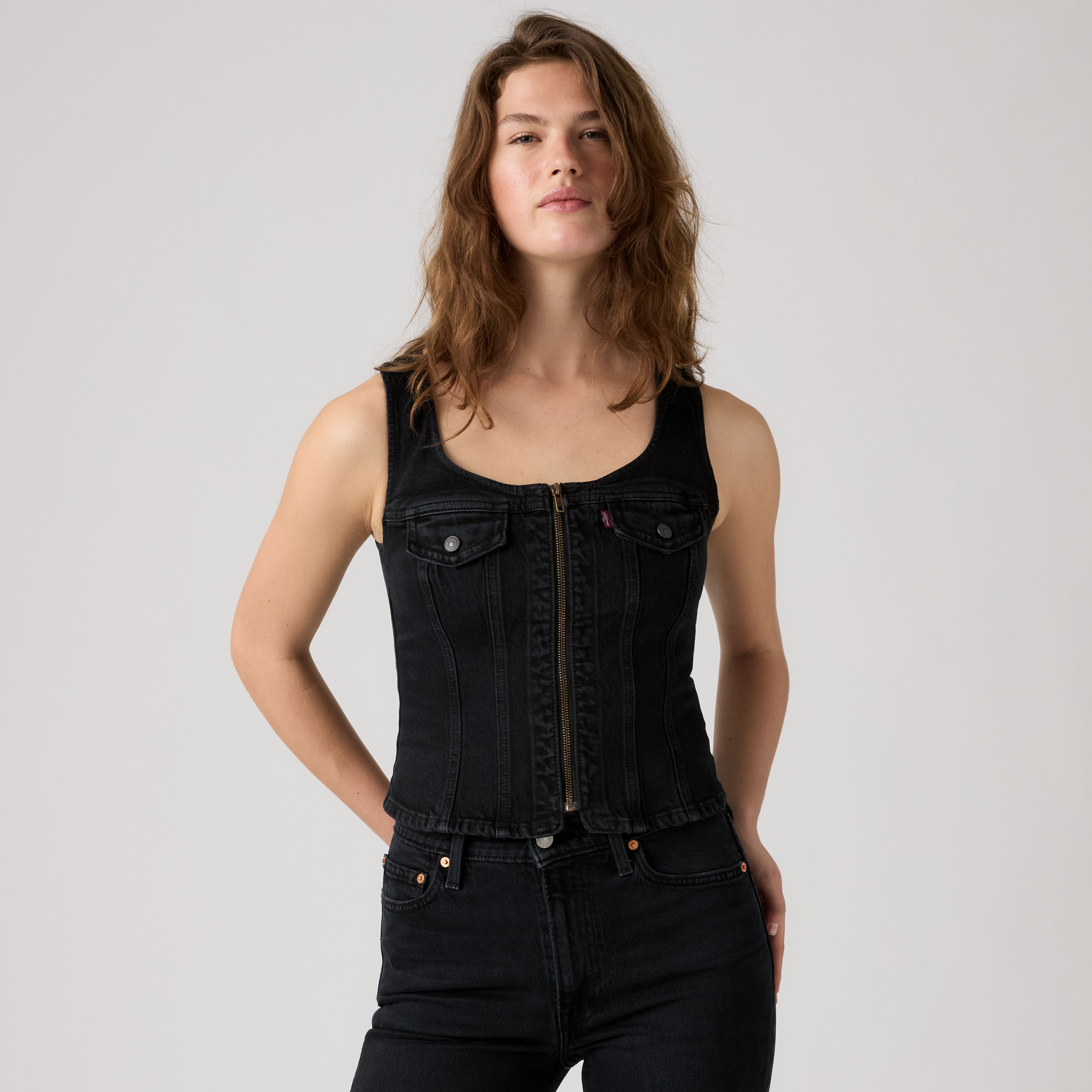 Vintage Zip Vest 1
