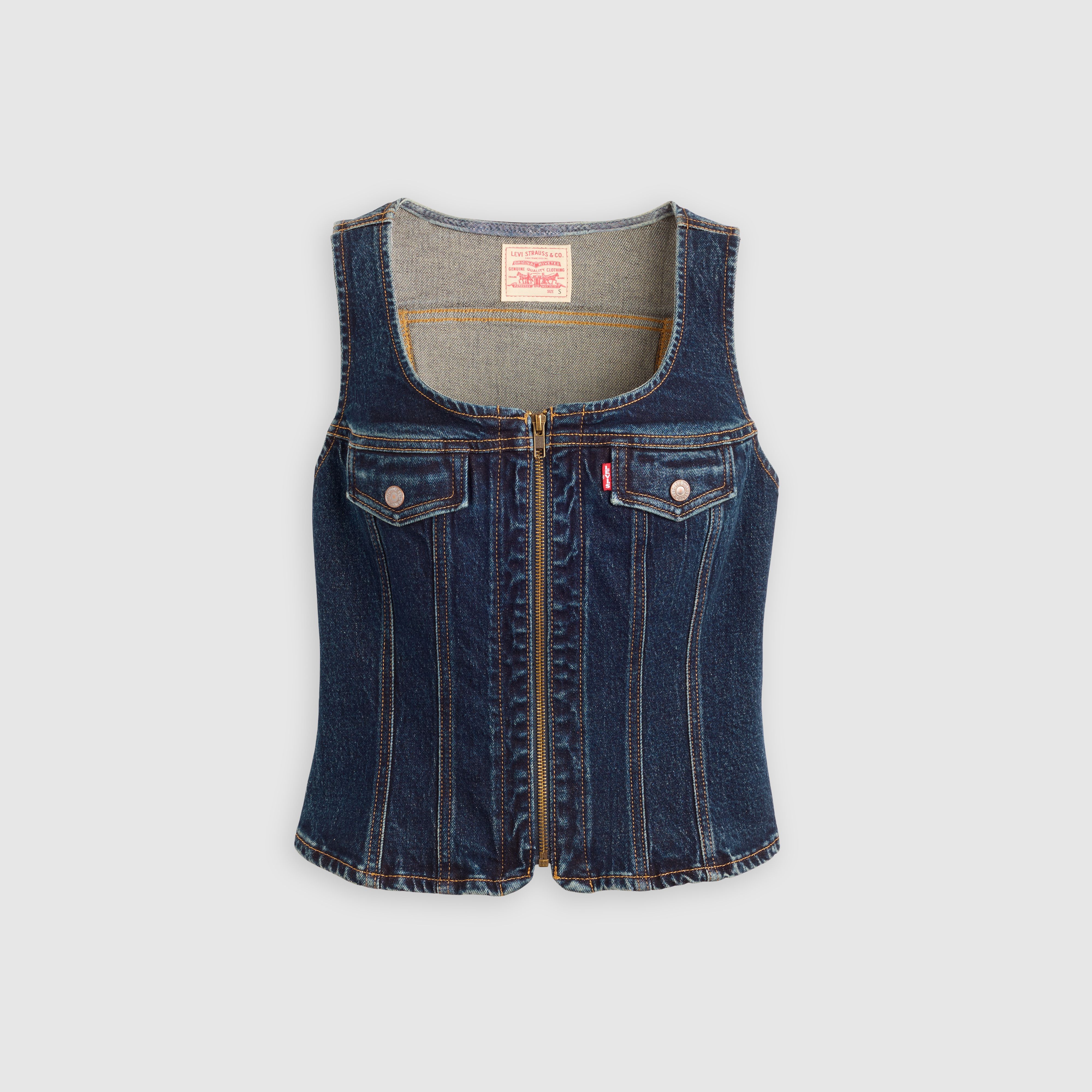 Vintage Zip Vest 1