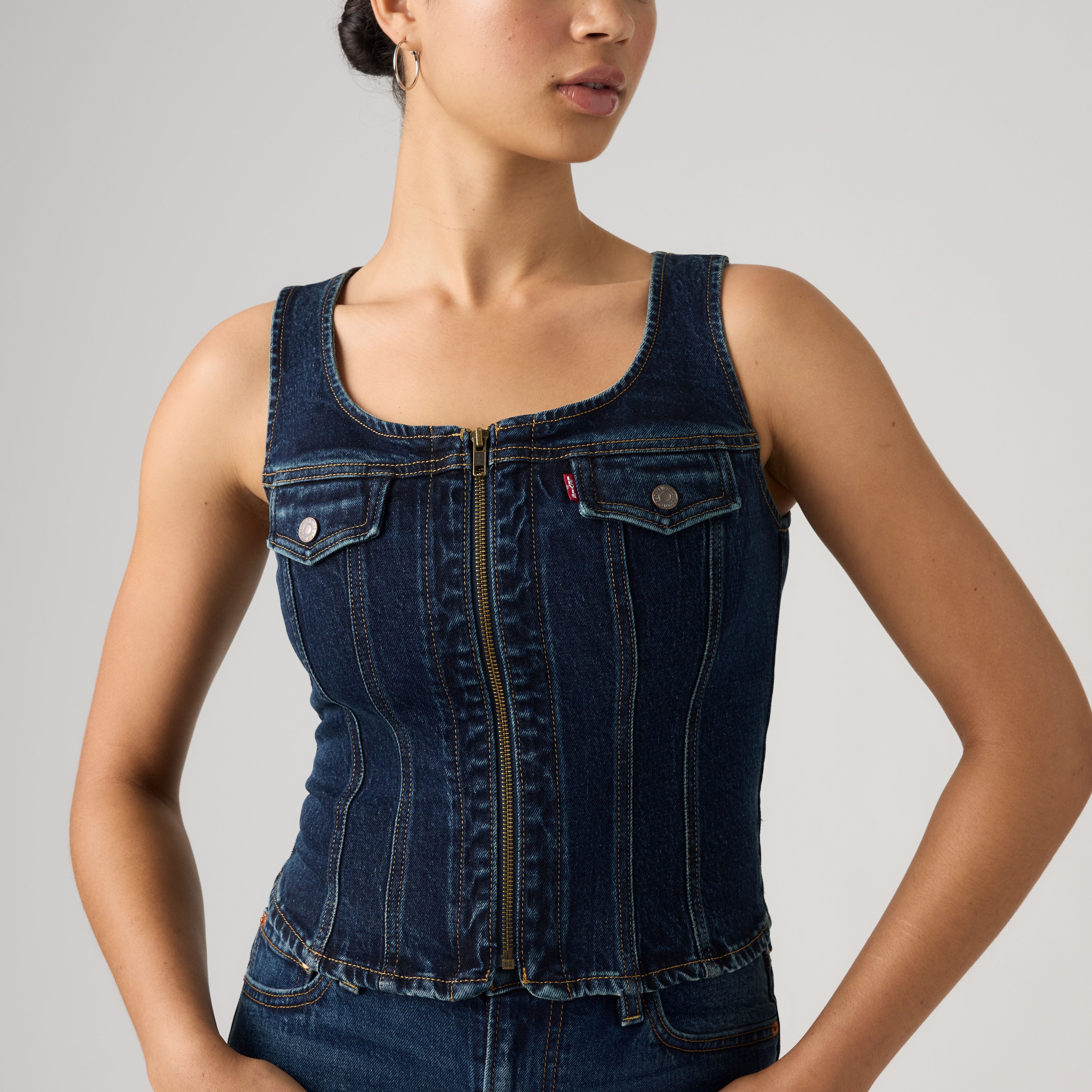 Vintage Zip Vest 2
