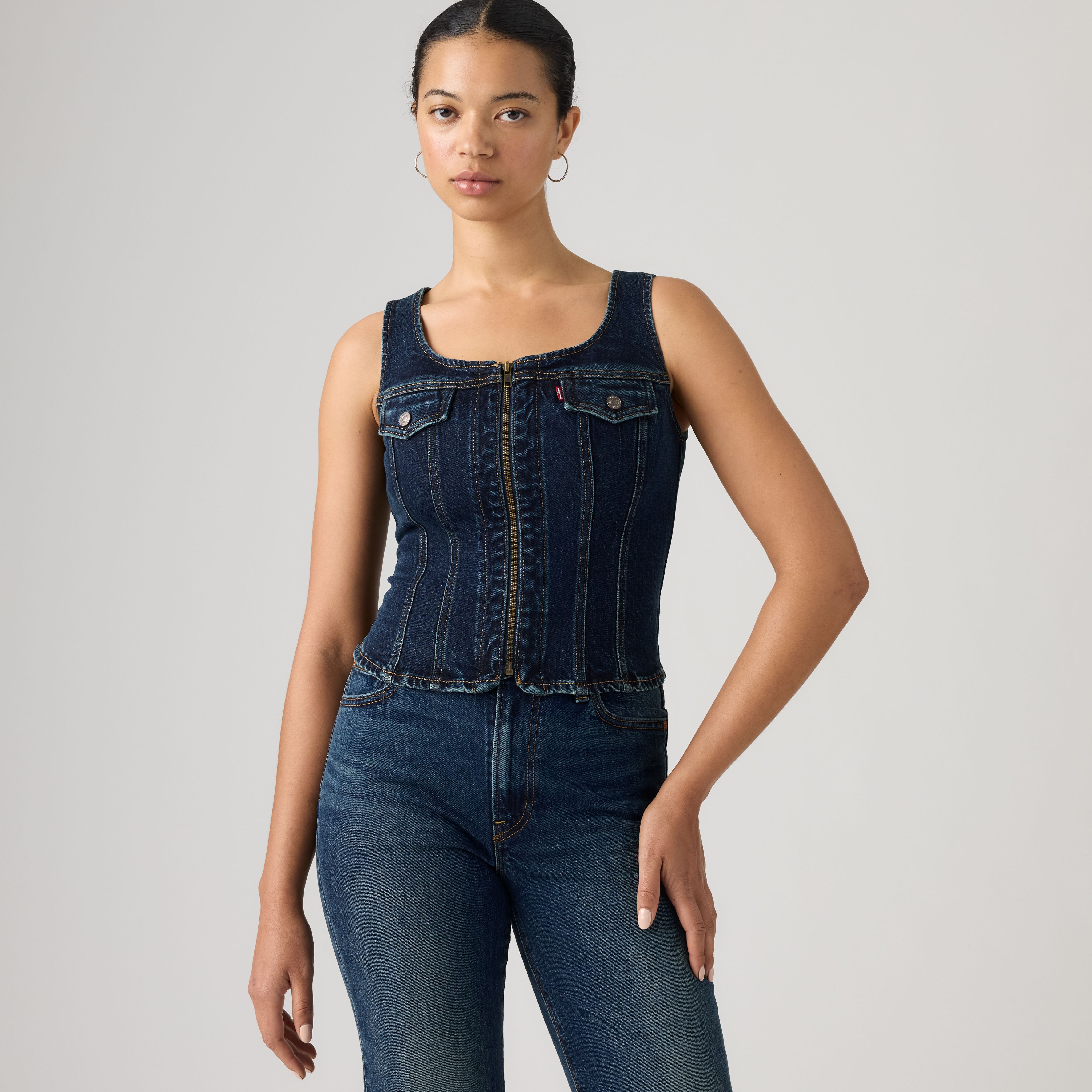 Vintage Zip Vest 1