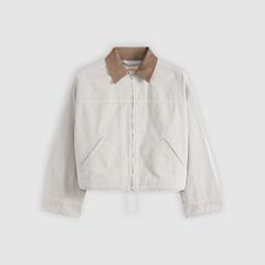 Loose Workwear Trucker Jacket — Garment Dye Vapor Blue - Grey 5