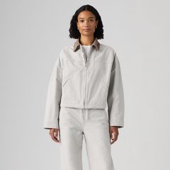 Loose Workwear Trucker Jacket — Garment Dye Vapor Blue - Grey 3