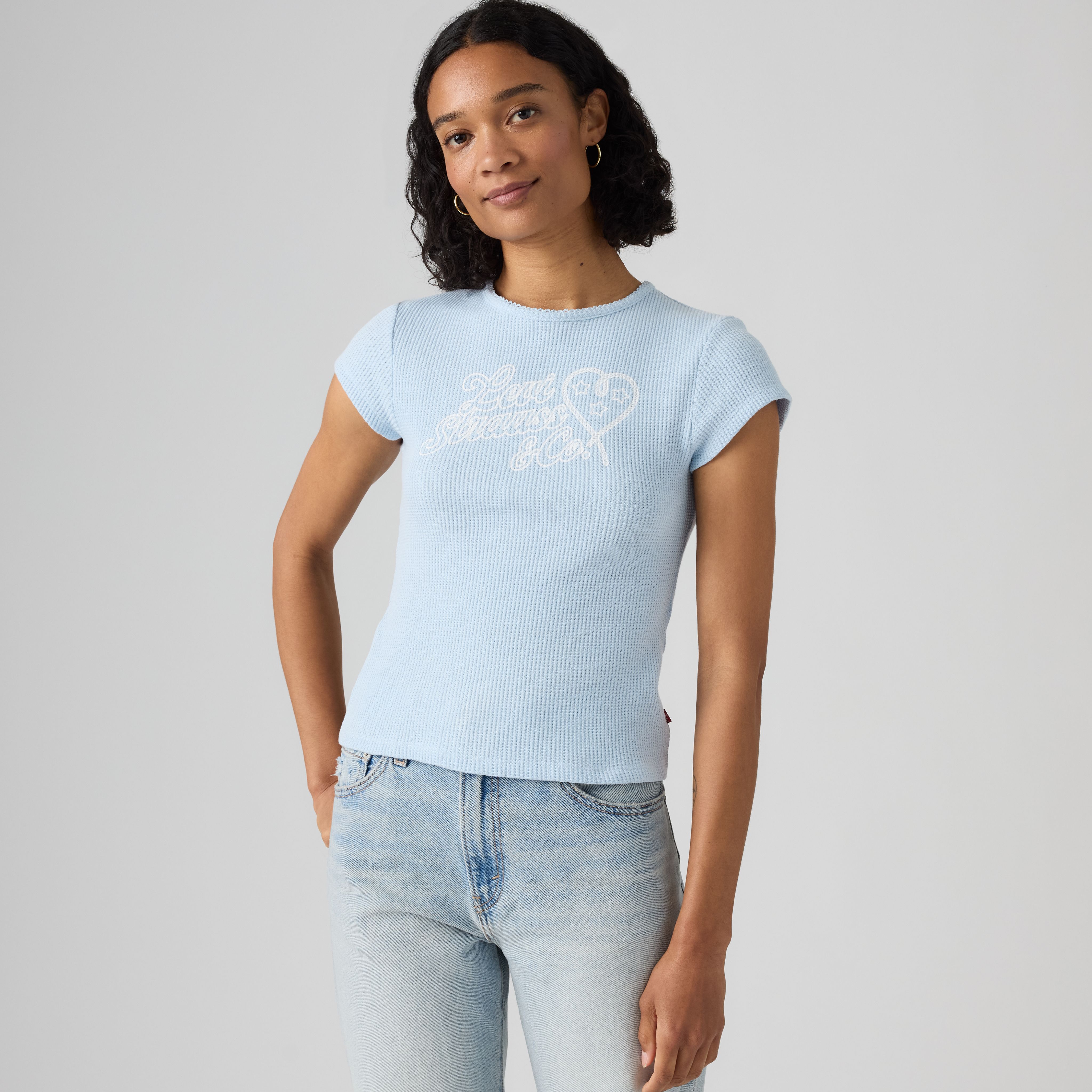 Graphic Waffle Short-Sleeve Tee 1