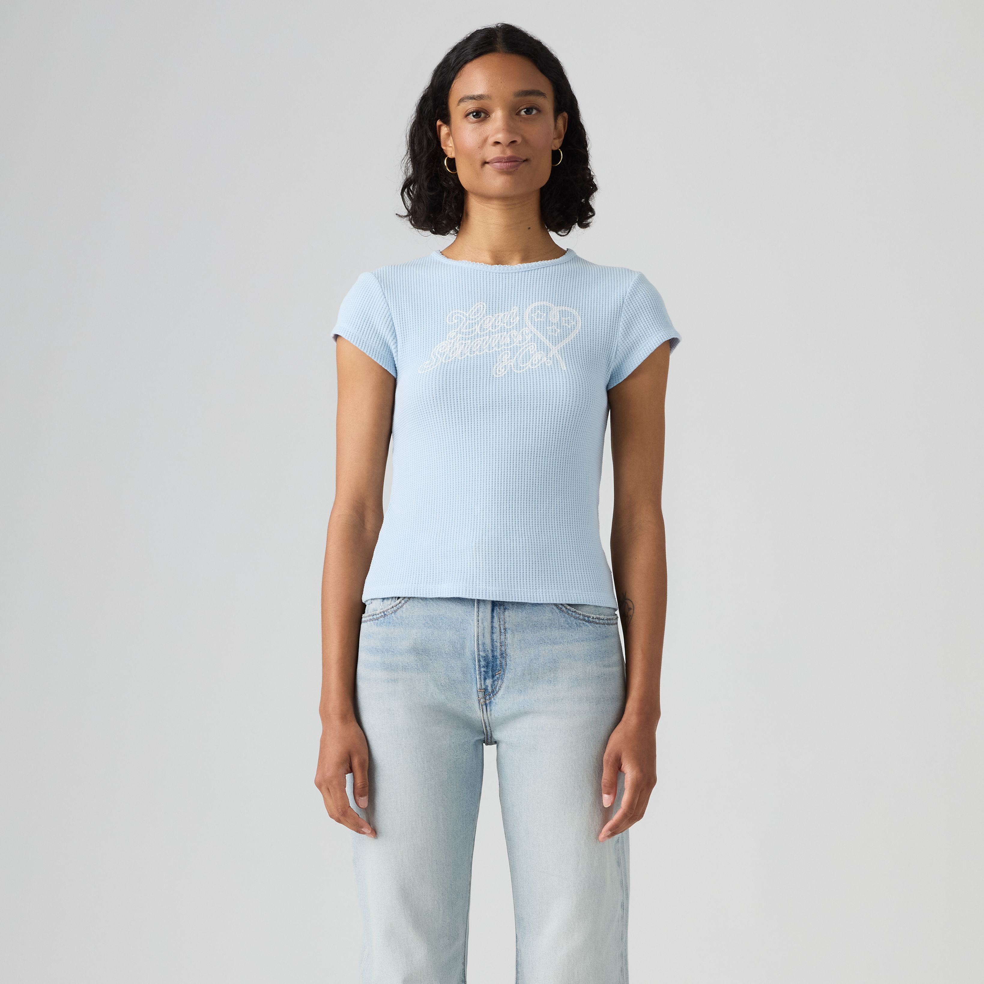 Graphic Waffle Short-Sleeve Tee 1