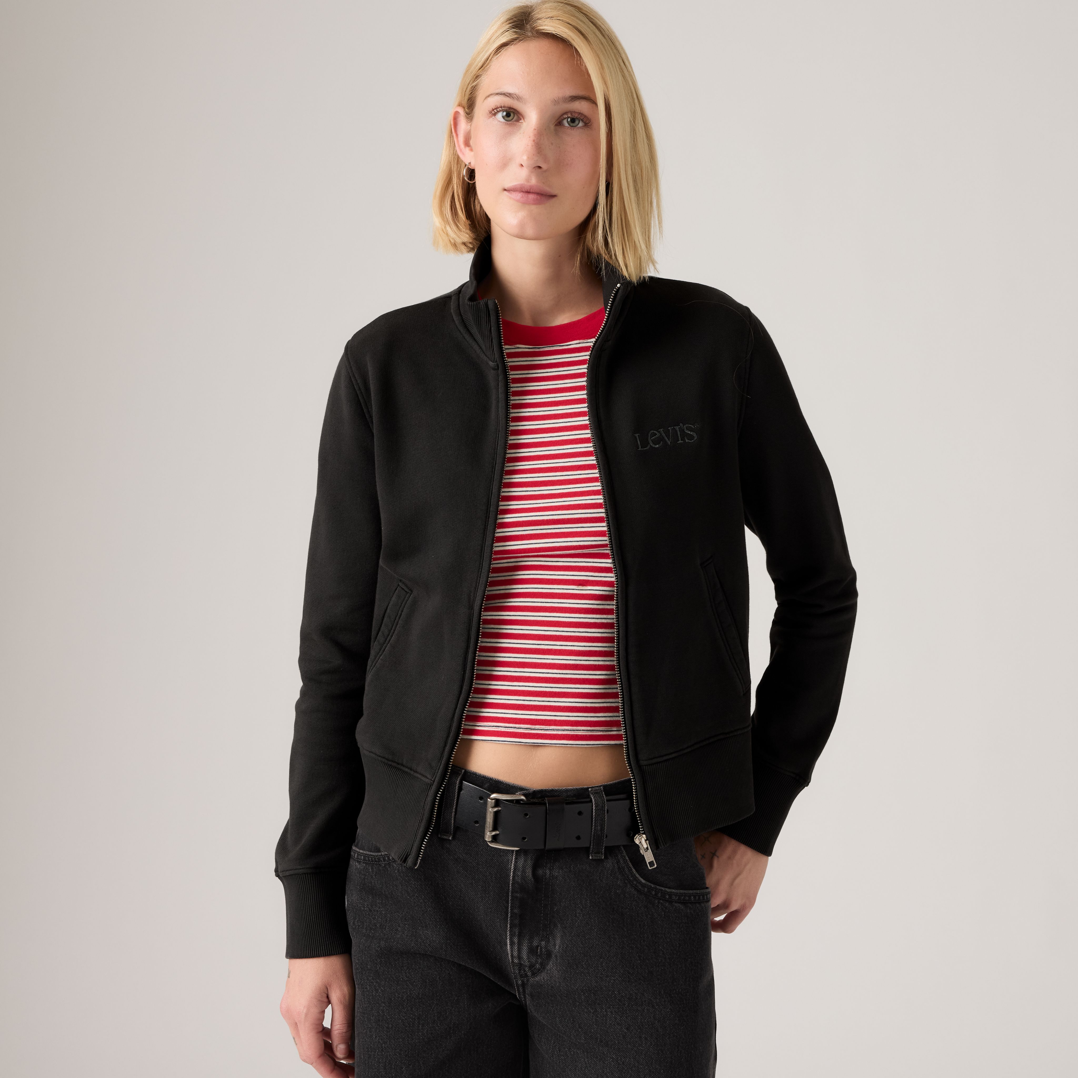 Graphic Slim Fit Full-Zip Sweatshirt 1