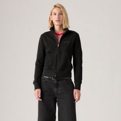 Graphic Slim Fit Full-Zip — Slim Fit Fleece Club Serif Jet Black - Black 3
