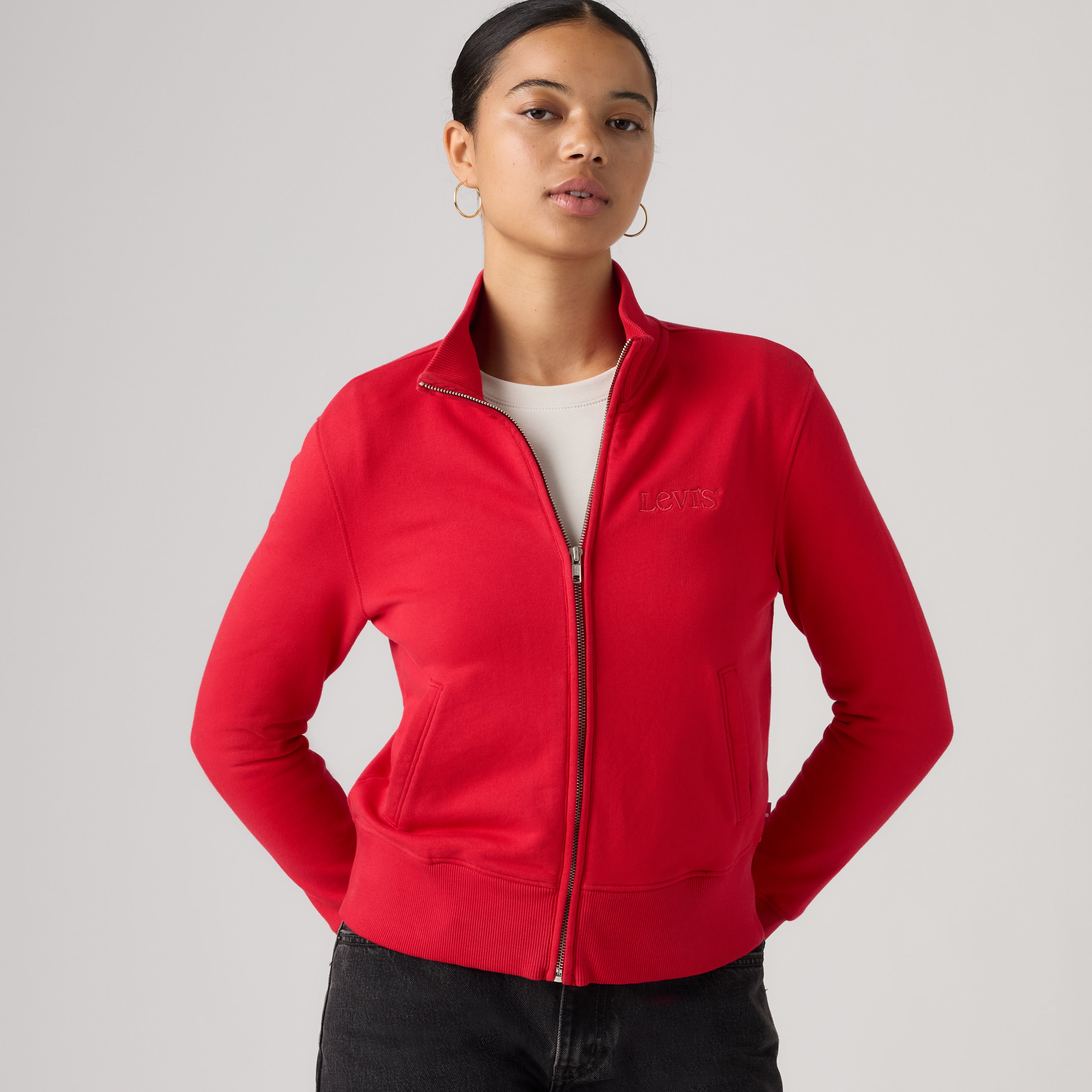 Graphic Slim Fit Full-Zip Sweatshirt 1