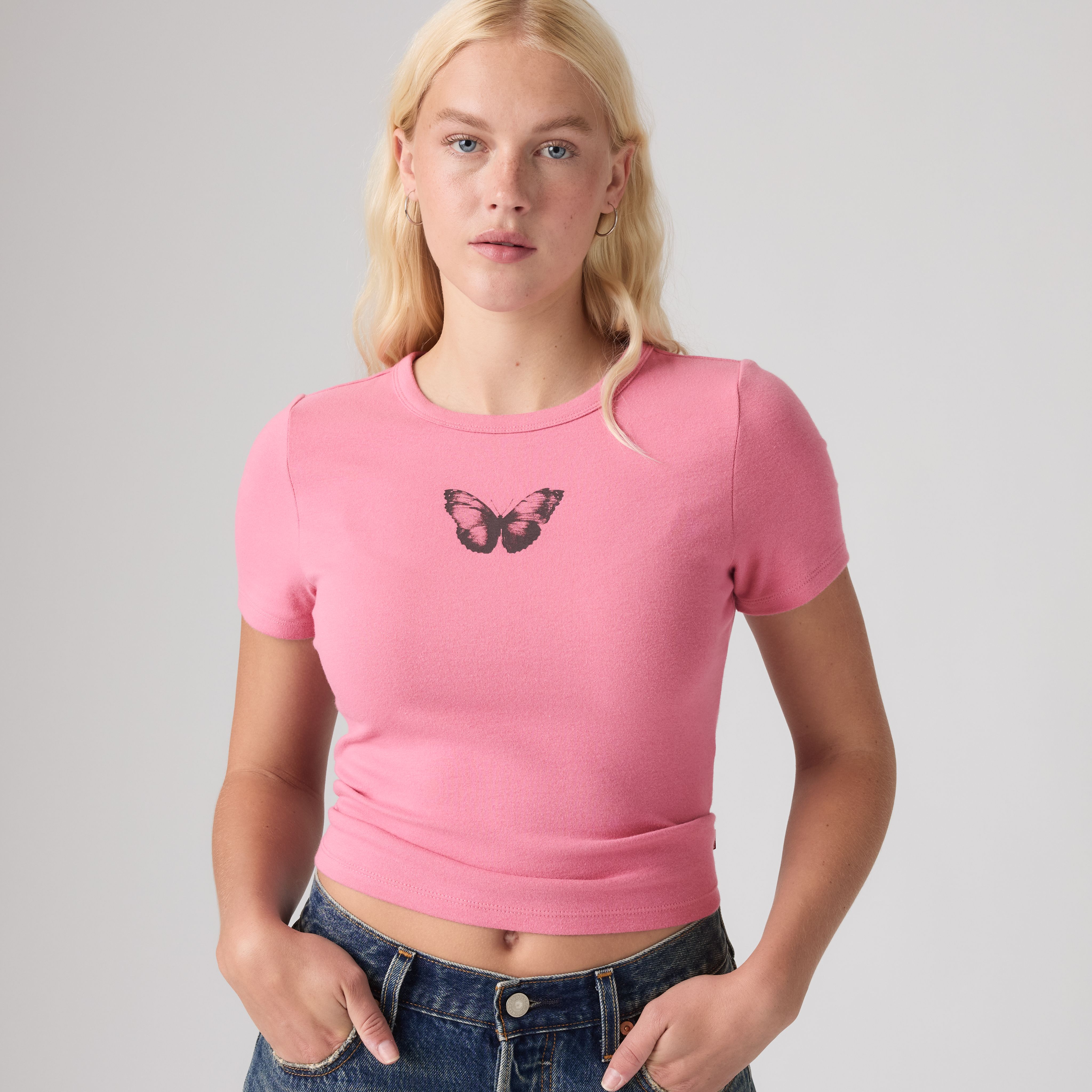 Graphic Hayes Cropped Tee 1