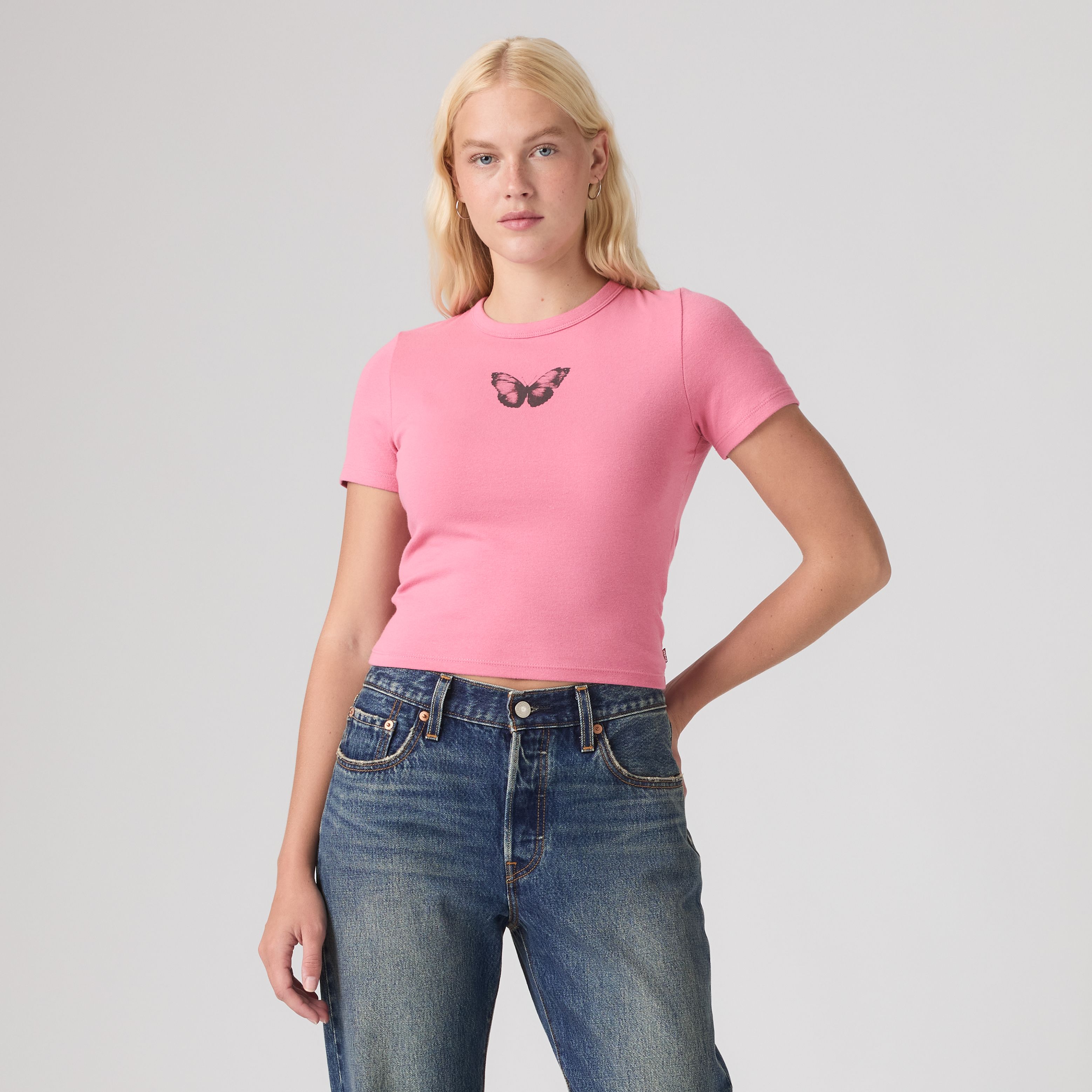 Graphic Hayes Cropped Tee 1