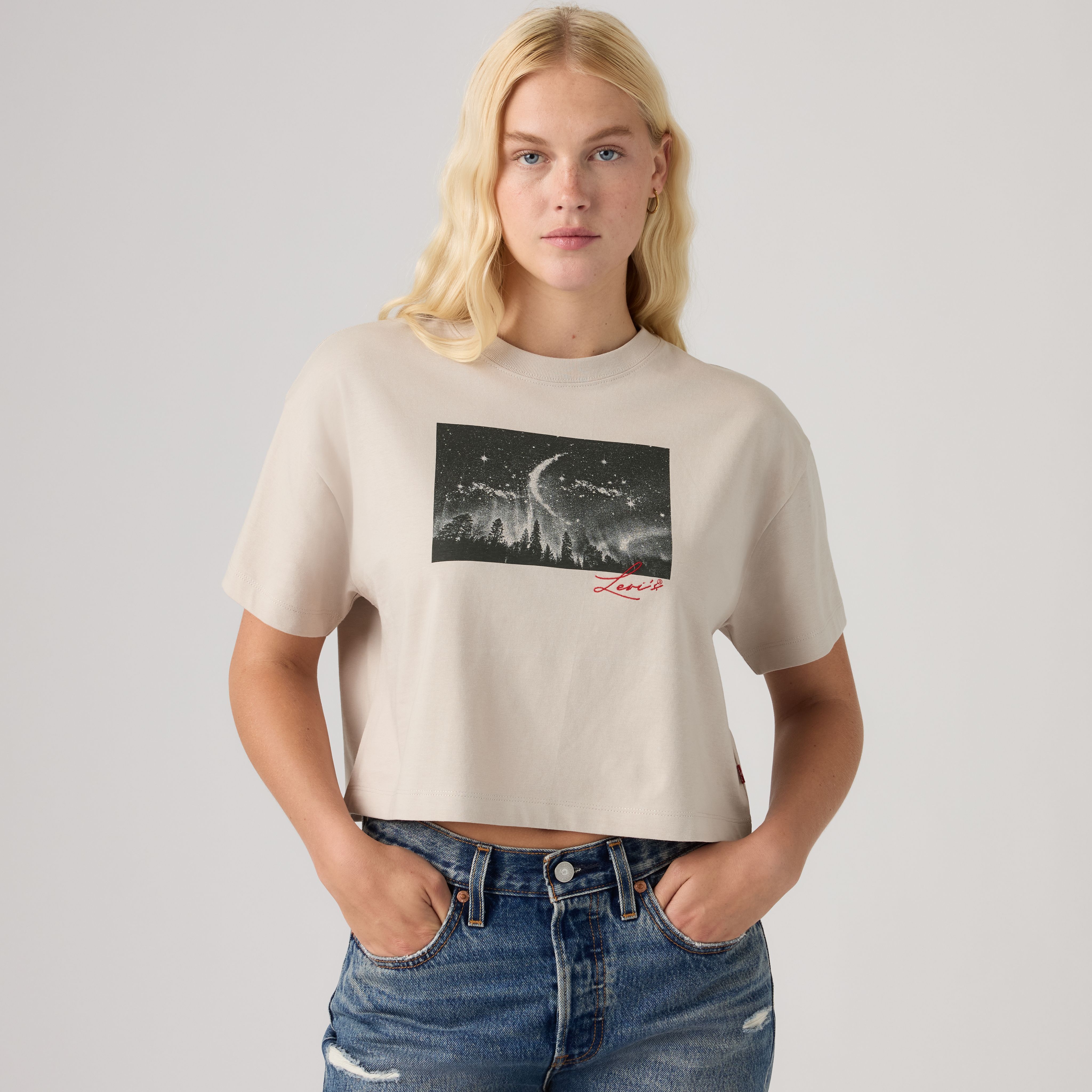 Graphic Cropped Anyday Tee 1