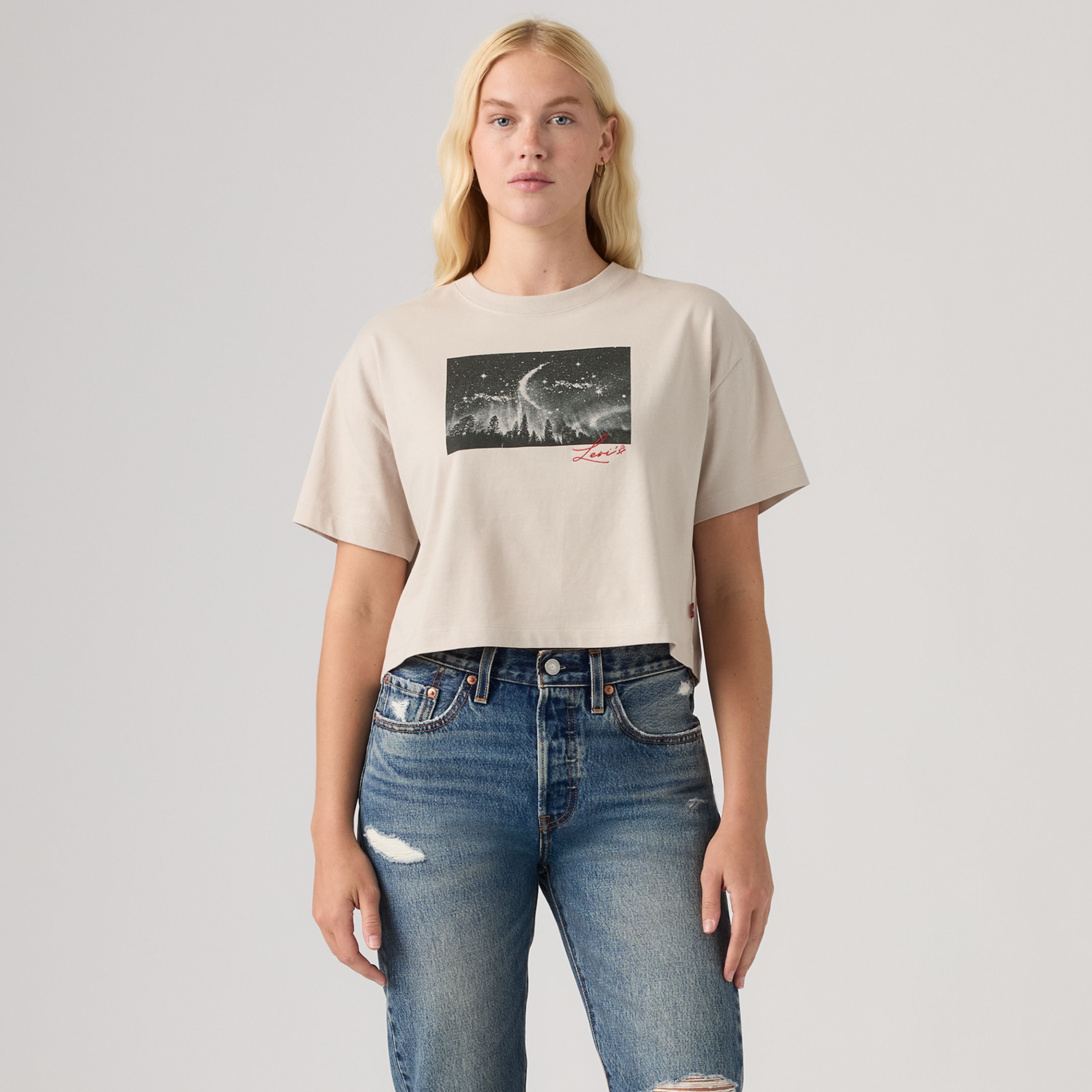 Graphic Cropped Anyday Tee 1