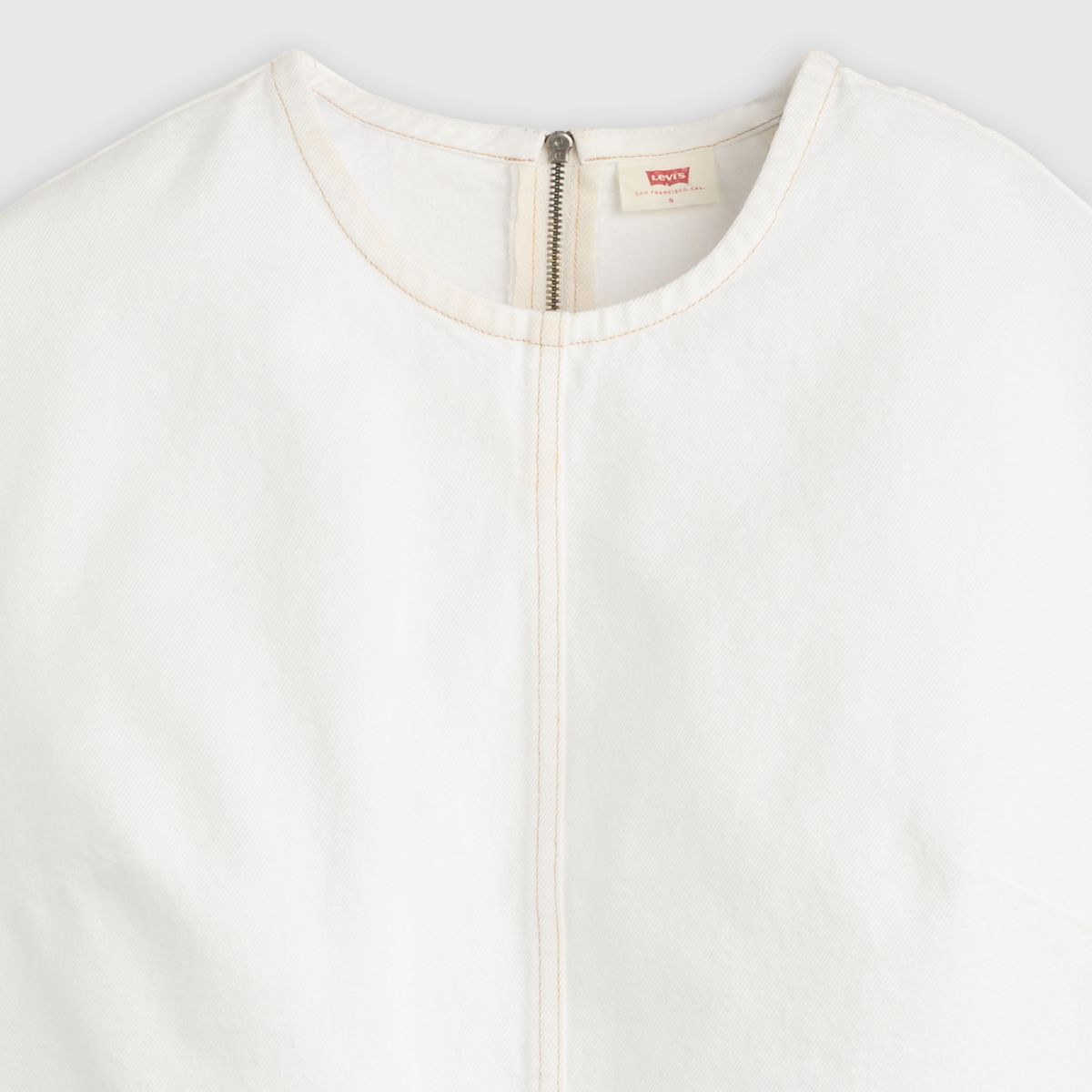 Denim Sleeveless Tee — Tooth Fairy - White
