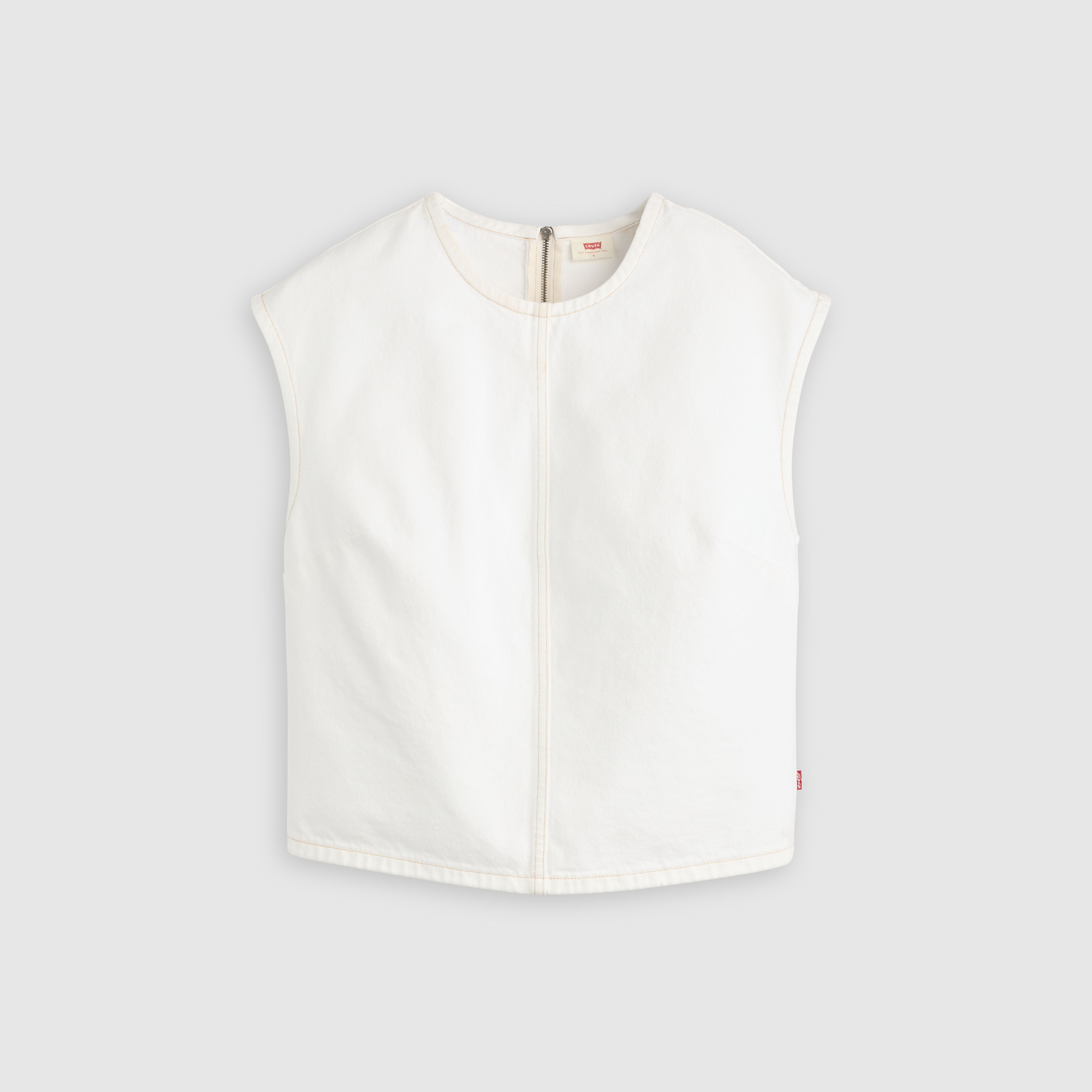 Denim Sleeveless Tee 5
