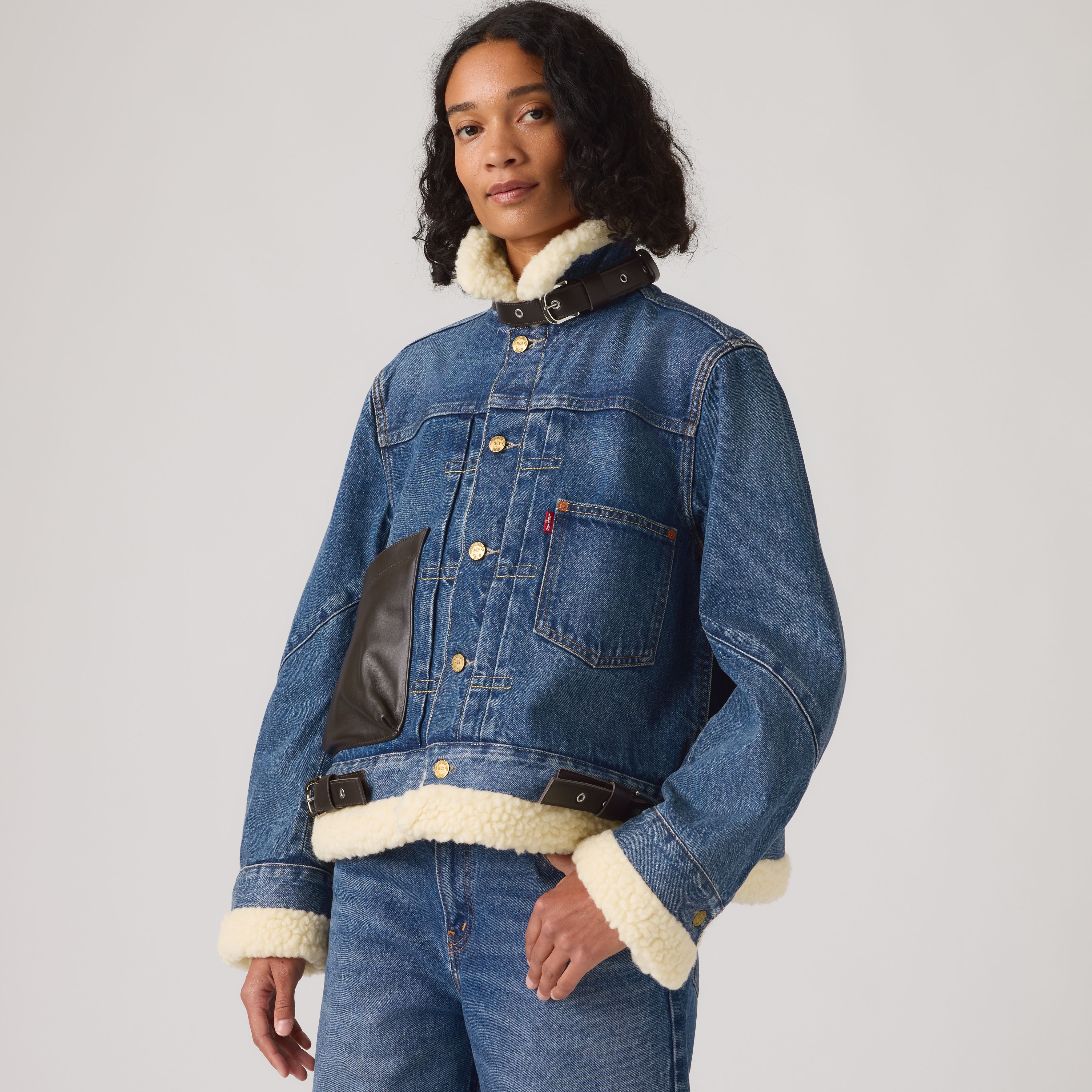 Levi’s® x sacai Women's Sherpa Jacket 1