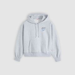Graphic Everyday Hoodie — Baby Silver Heather Gray - Grey 5