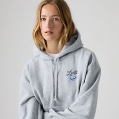 Graphic Everyday Hoodie — Baby Silver Heather Gray - Grey 2