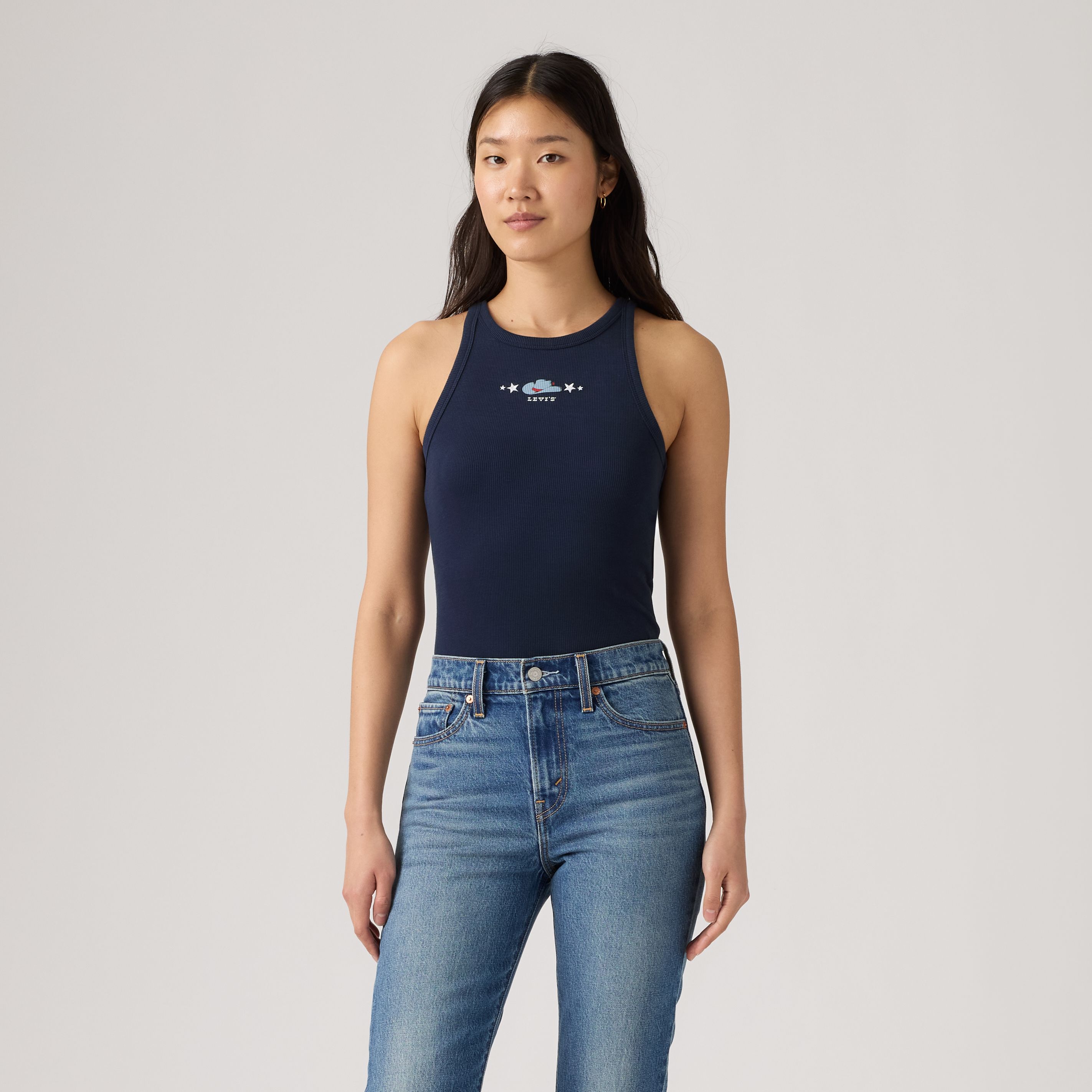 Graphic Hayes Racer Tank Top 14