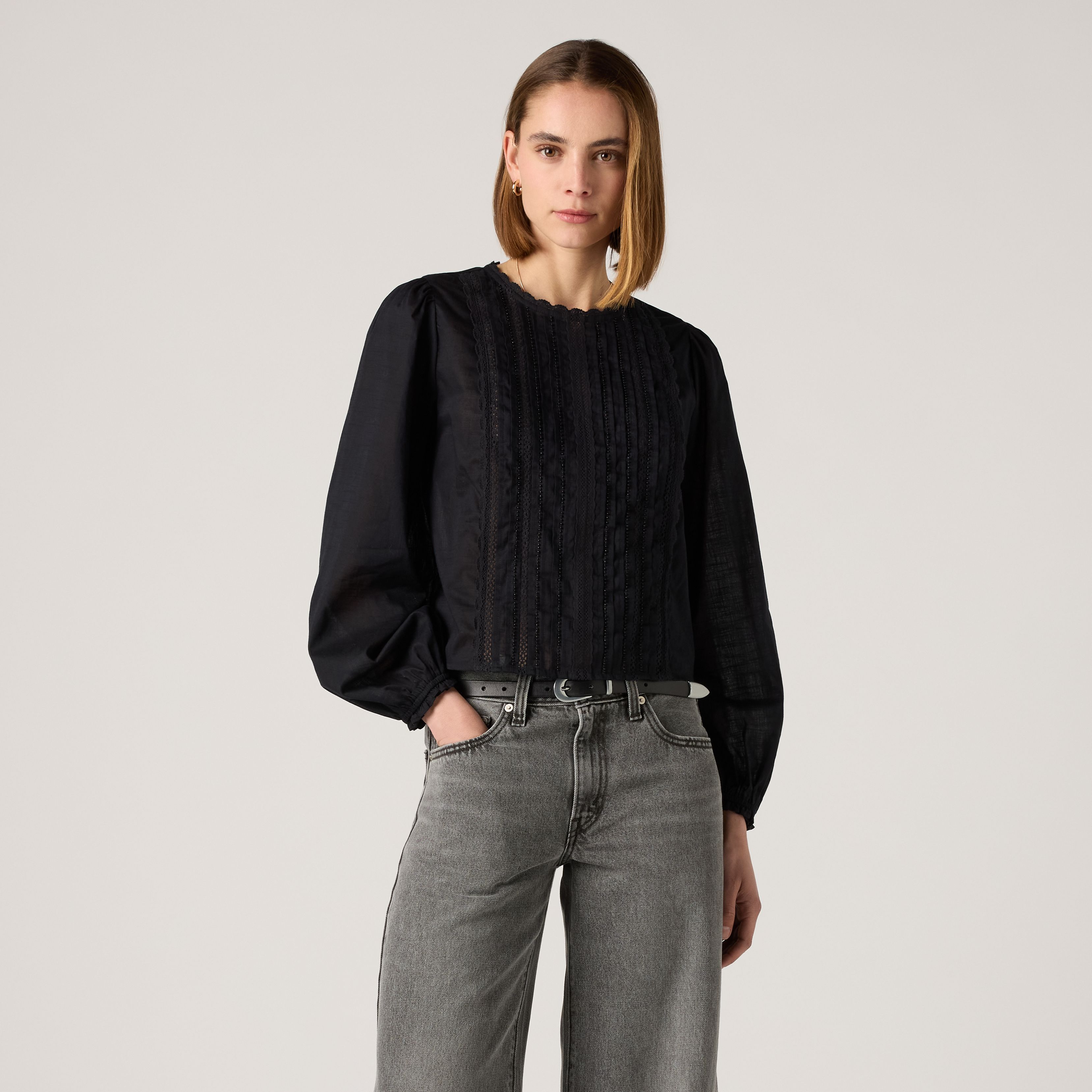 Camicetta Han Beaded a manica lunga 1