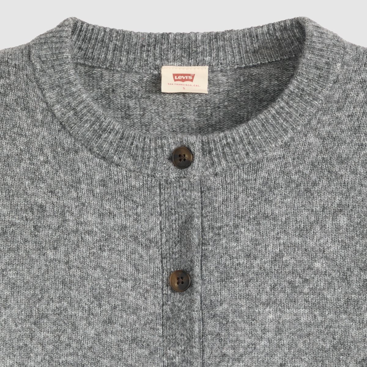 Claire Cardigan — Dark Heather Gray - White