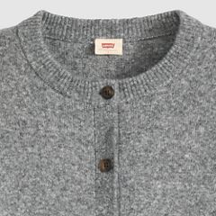 Claire Cardigan — Dark Heather Gray - White 6