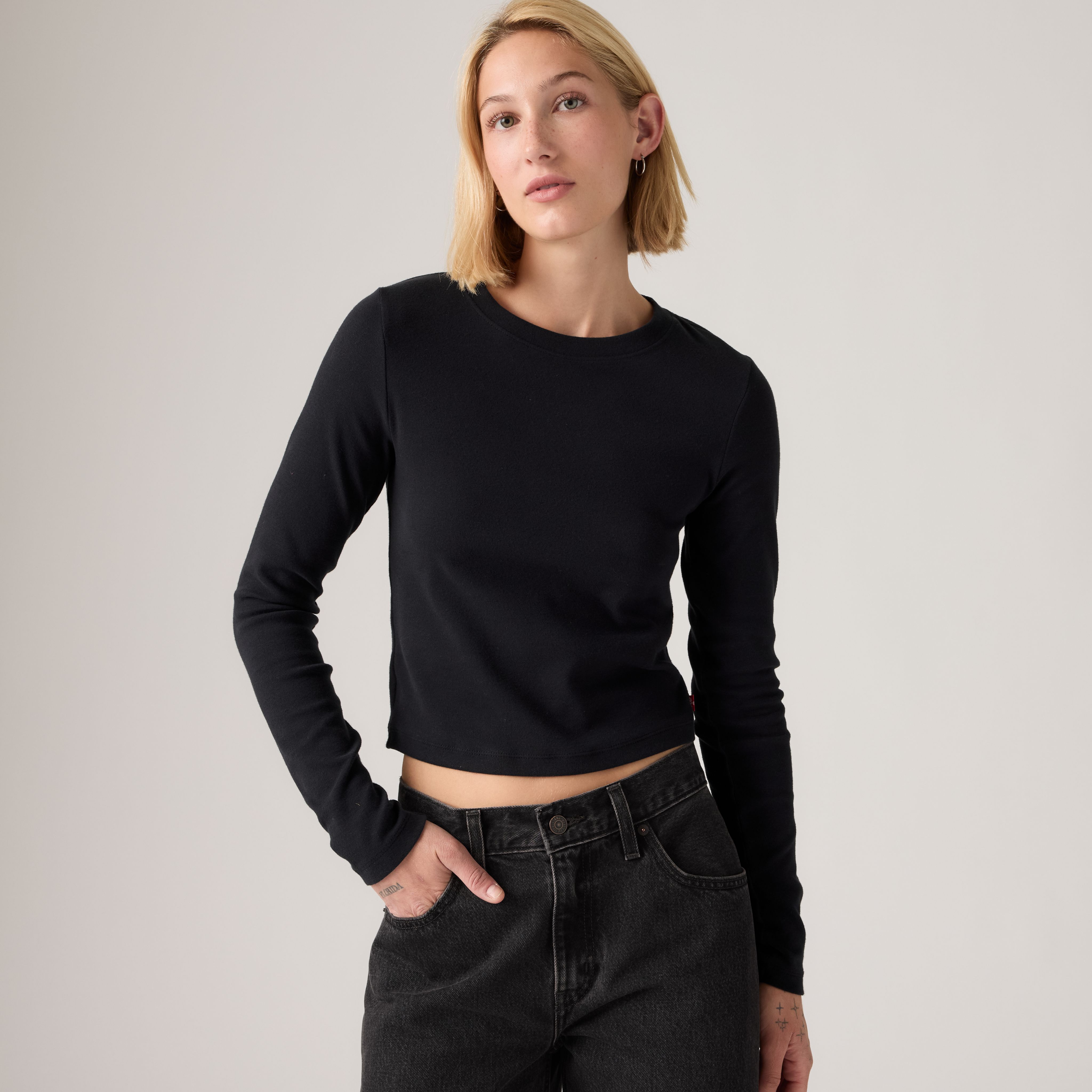 Essential Long-Sleeve Baby Tee 1