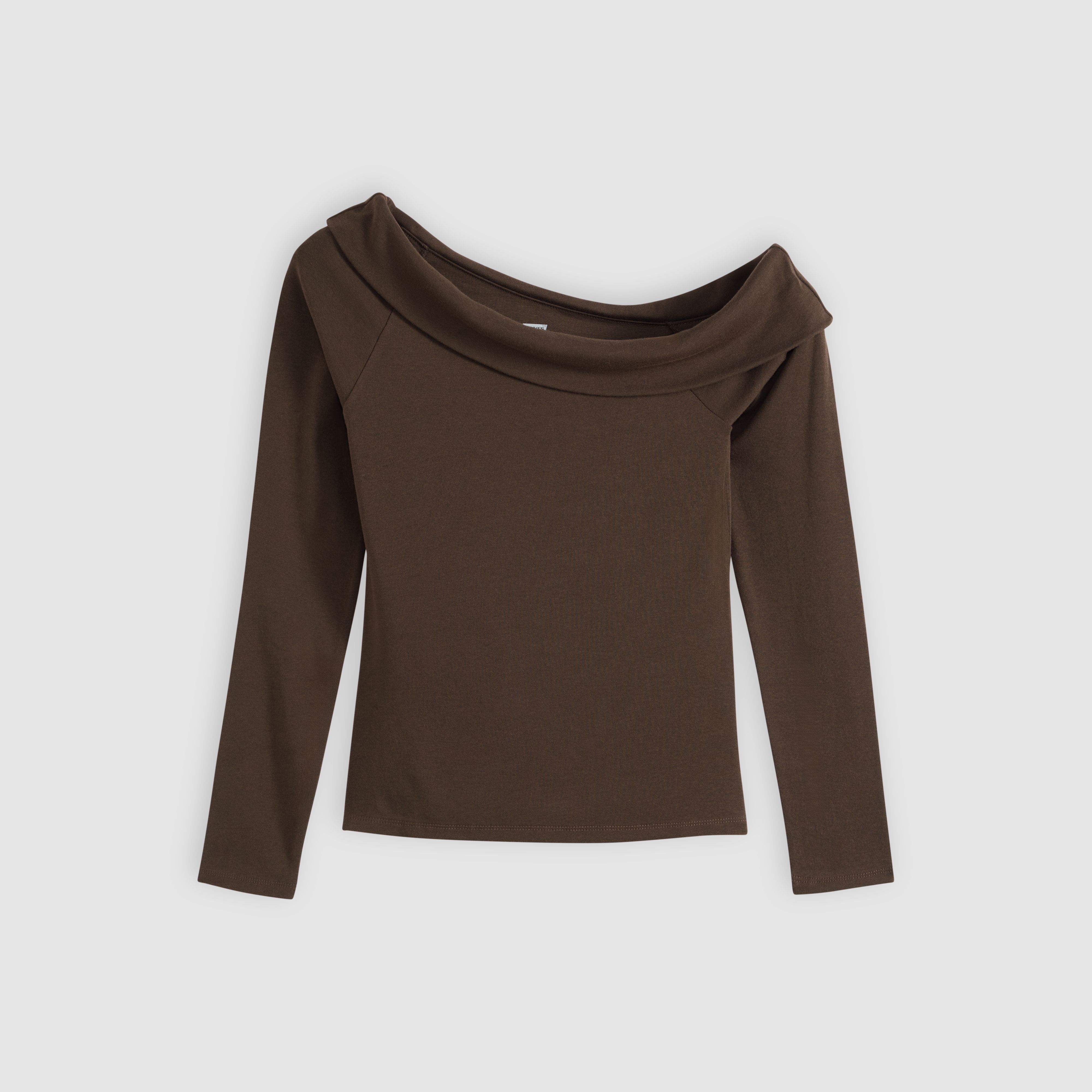 Clara Off-Shoulder Long-Sleeve Top 5