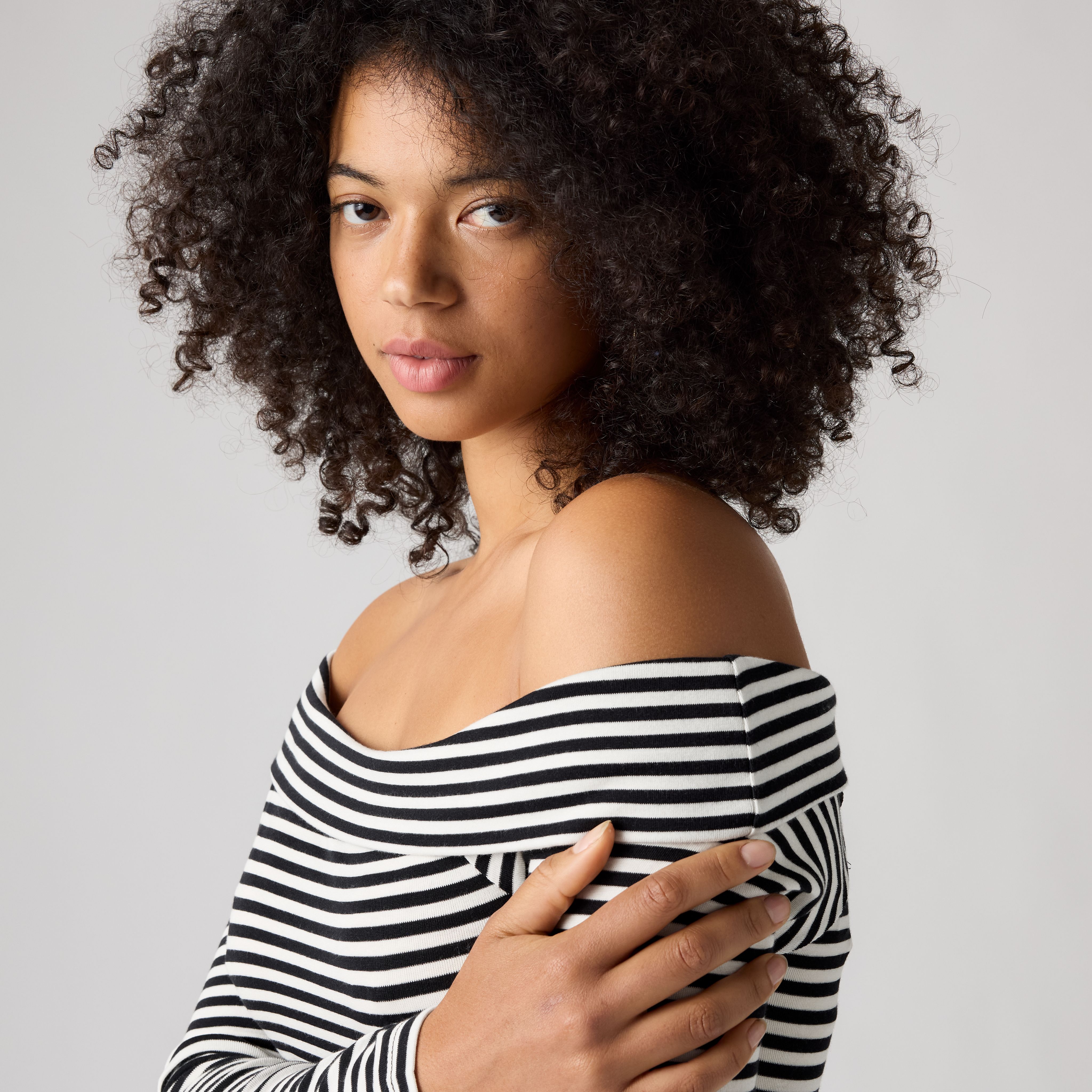 Clara Off-Shoulder Long-Sleeve Top 2